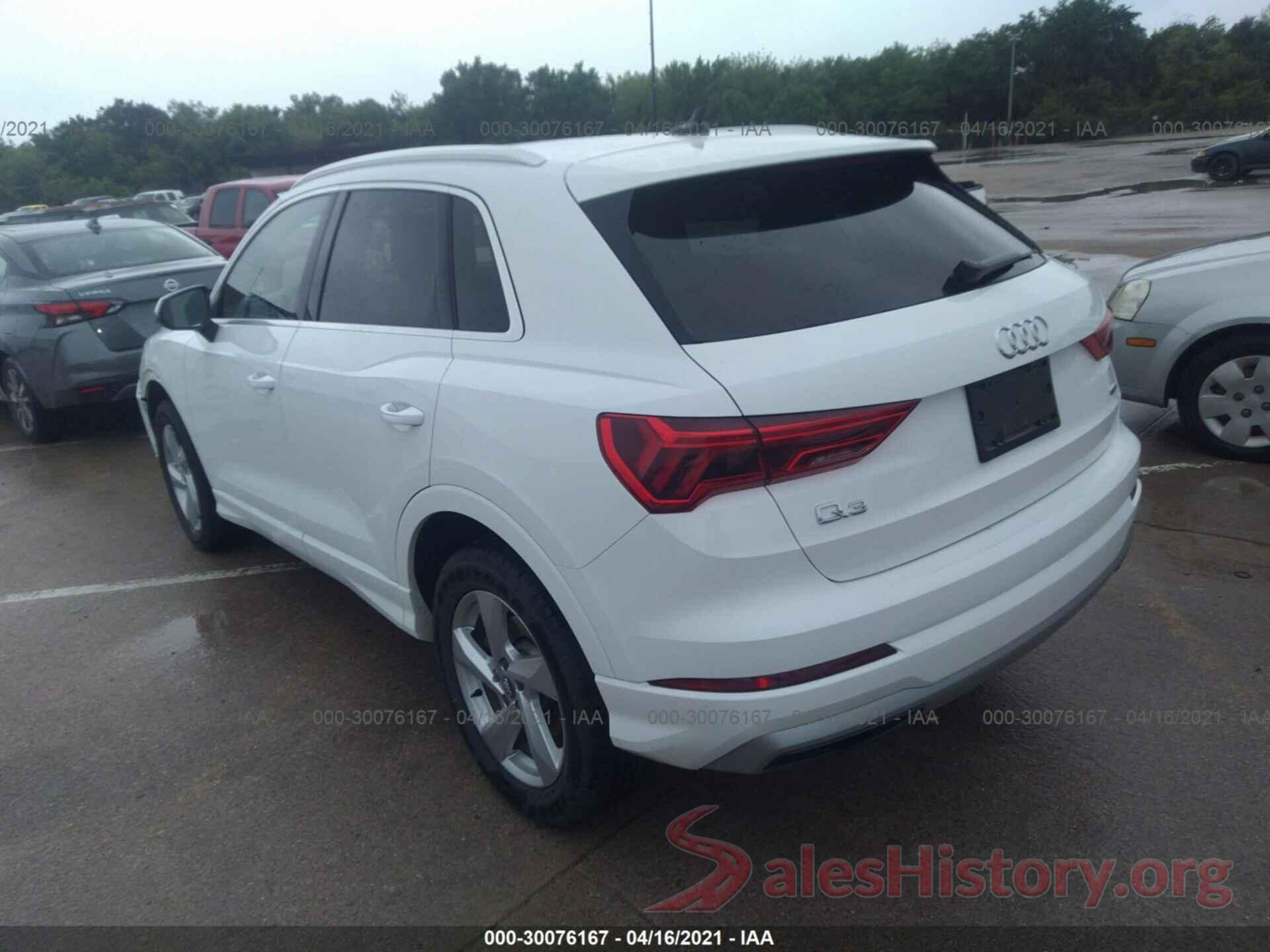 WA1AECF31L1032134 2020 AUDI Q3