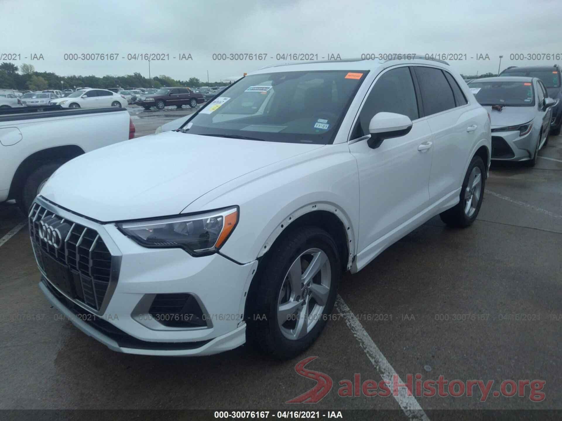 WA1AECF31L1032134 2020 AUDI Q3