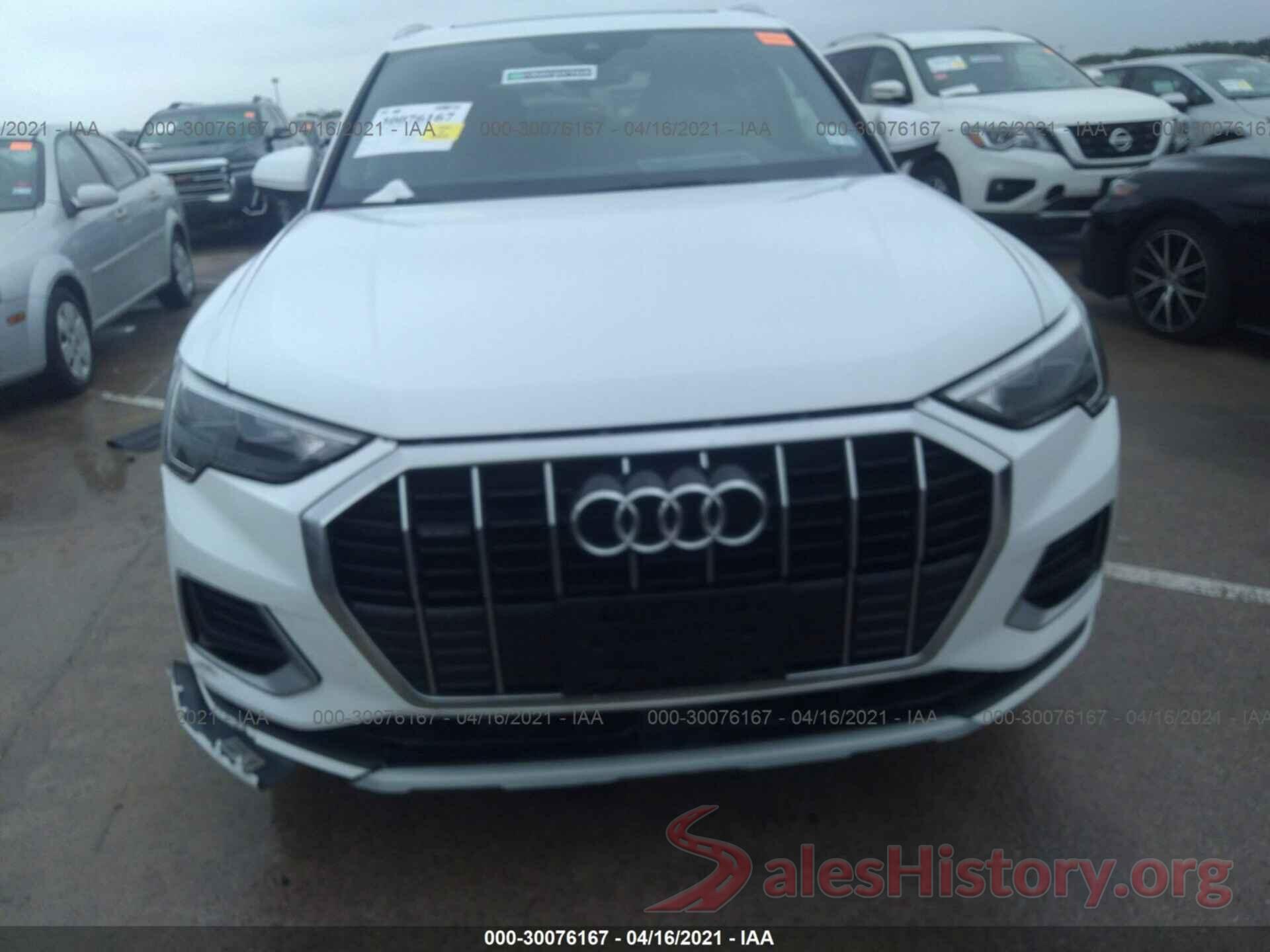 WA1AECF31L1032134 2020 AUDI Q3