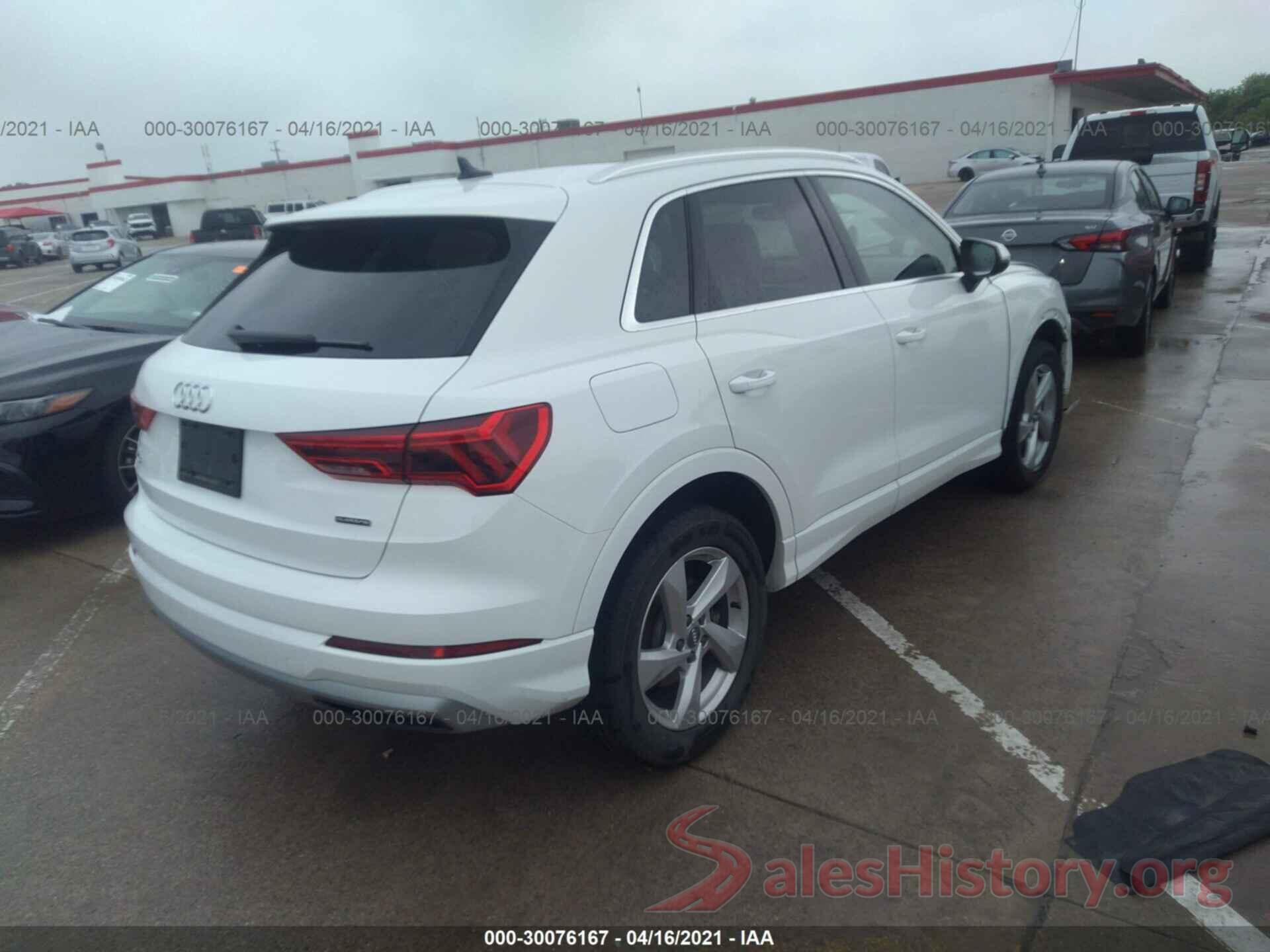 WA1AECF31L1032134 2020 AUDI Q3