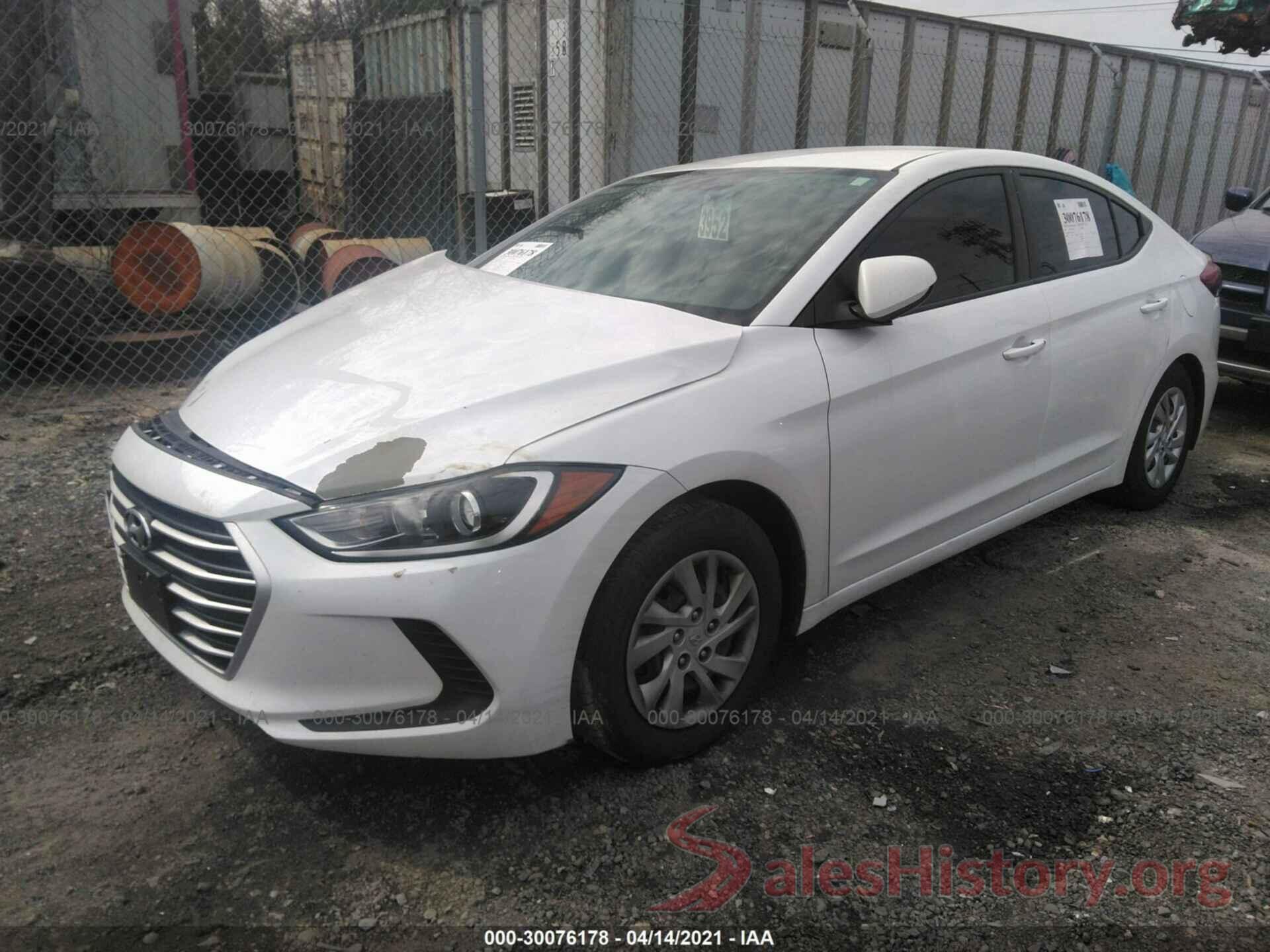 5NPD74LF3HH113377 2017 HYUNDAI ELANTRA