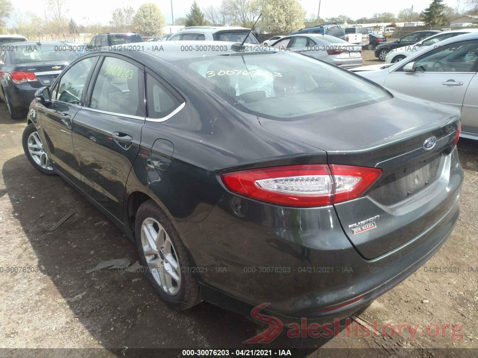 3FA6P0H75GR191406 2016 FORD FUSION