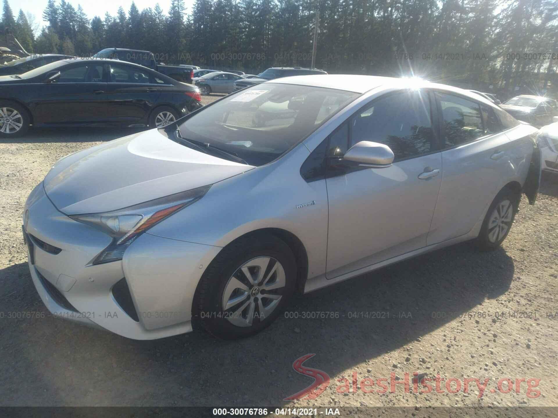 JTDKBRFU2J3601363 2018 TOYOTA PRIUS