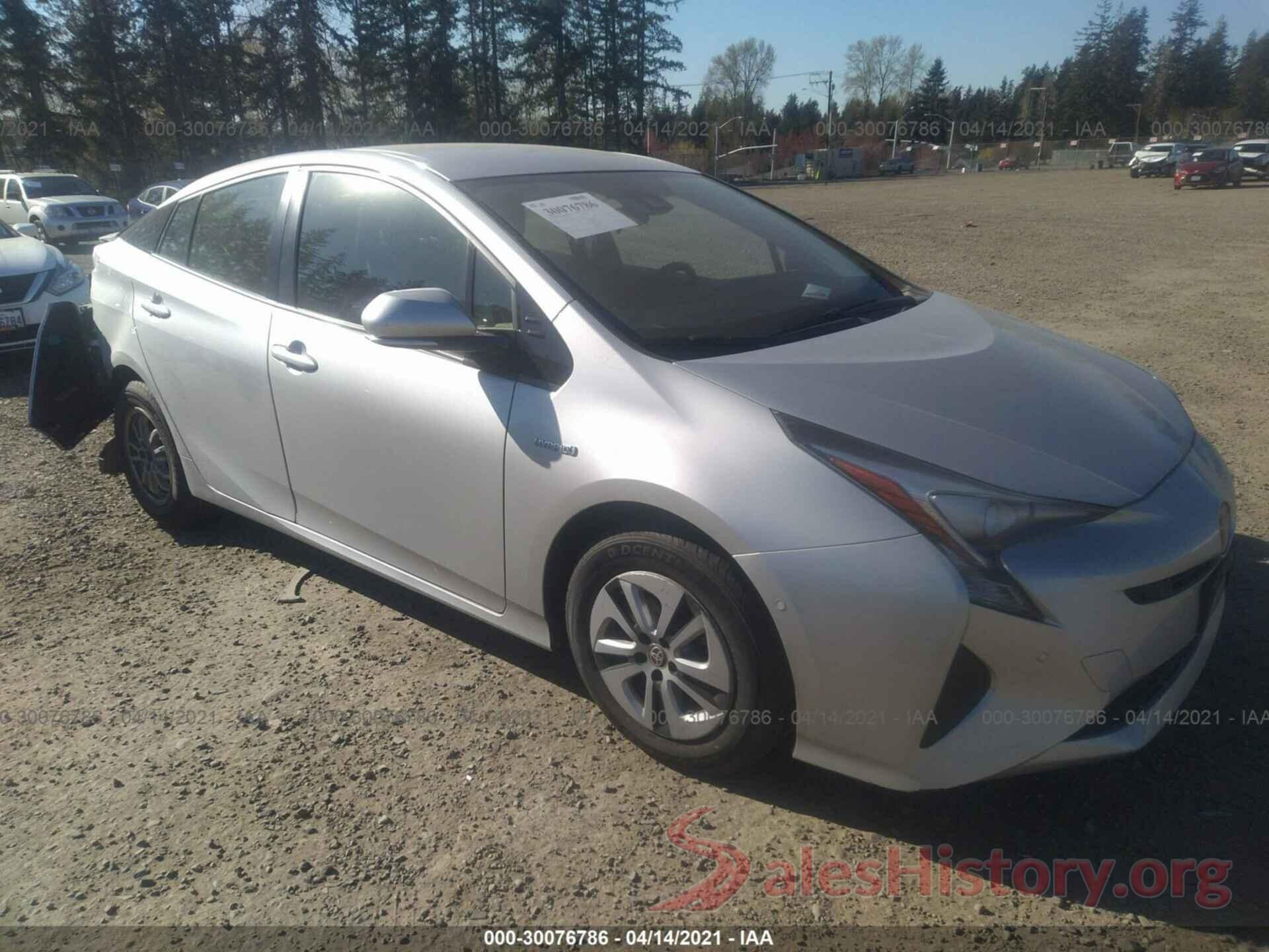 JTDKBRFU2J3601363 2018 TOYOTA PRIUS