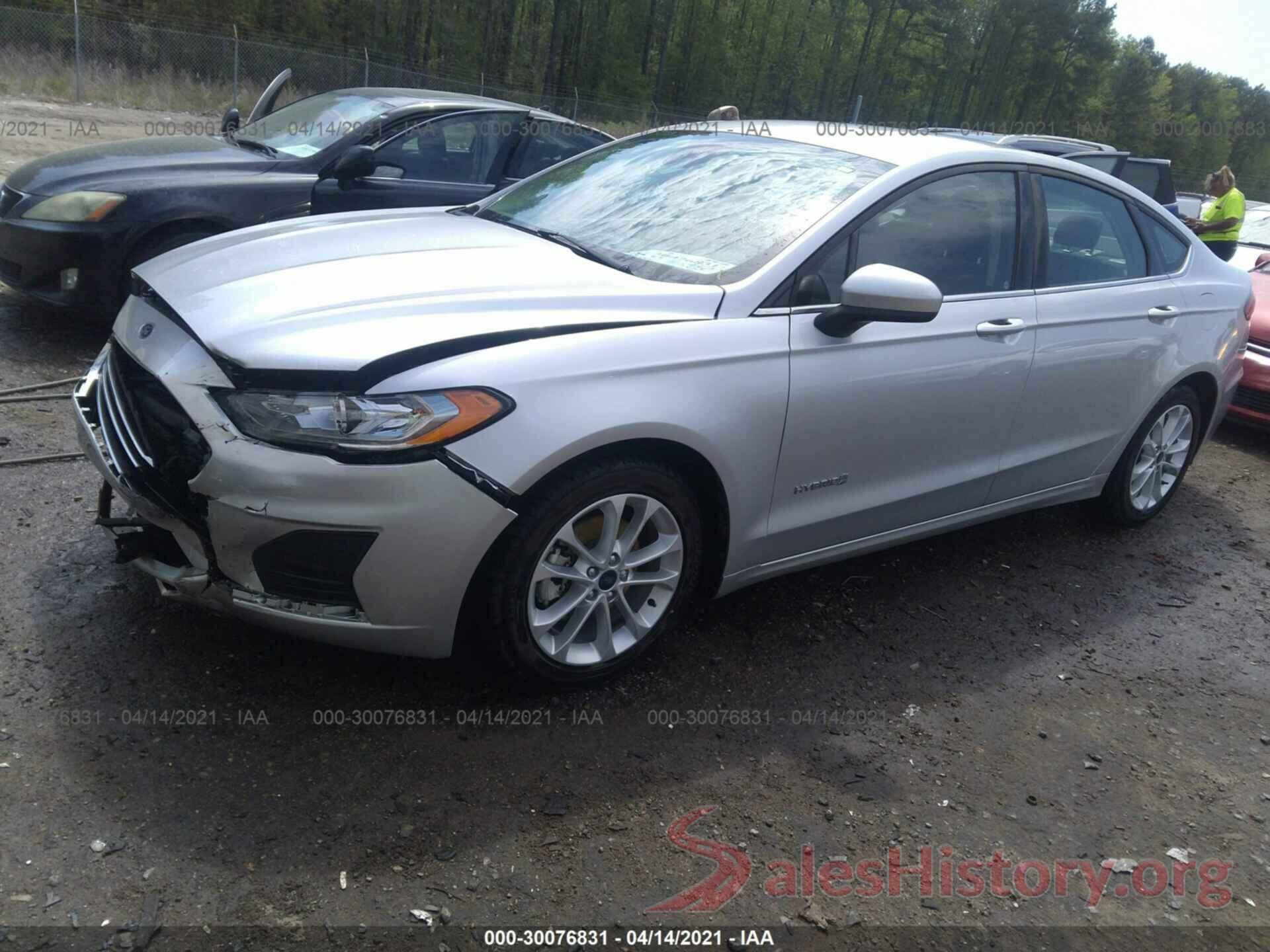 3FA6P0LU8KR182382 2019 FORD FUSION HYBRID