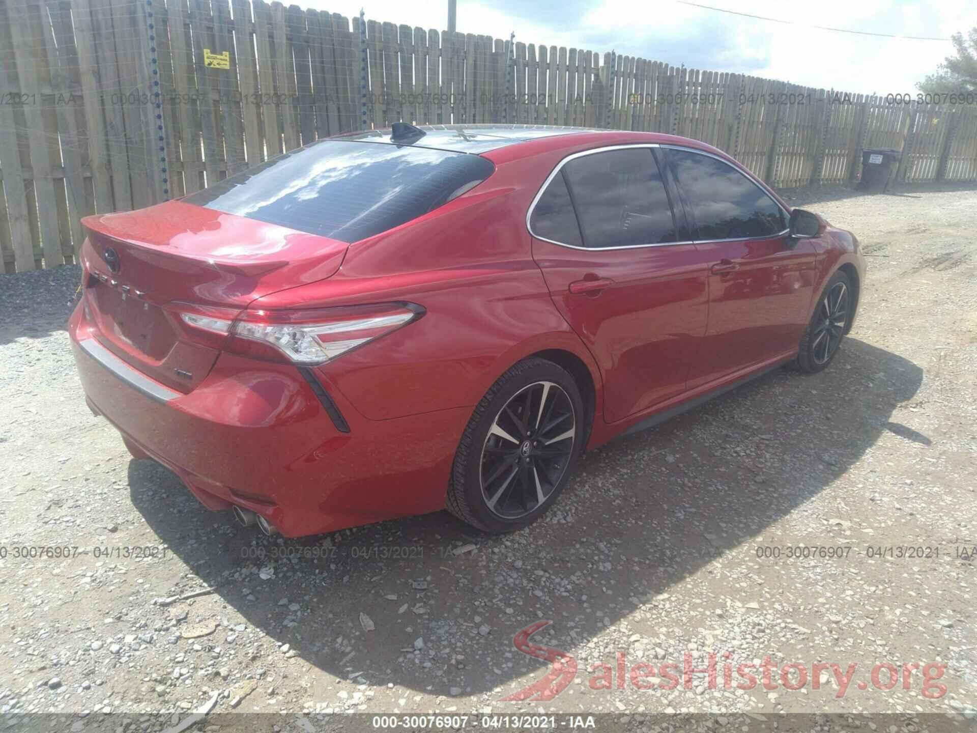 4T1B61HK4KU274411 2019 TOYOTA CAMRY