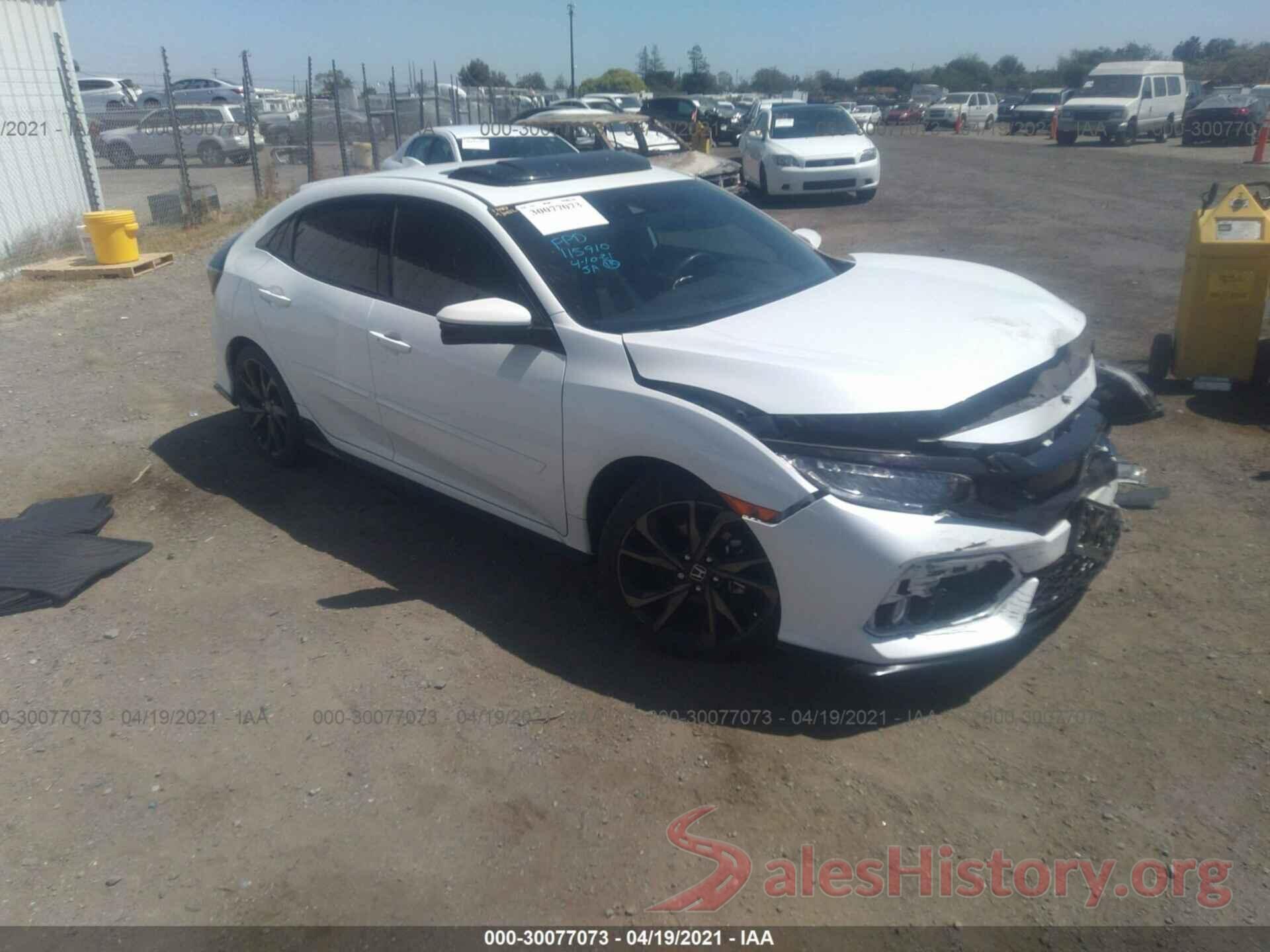 SHHFK7H91HU413427 2017 HONDA CIVIC HATCHBACK