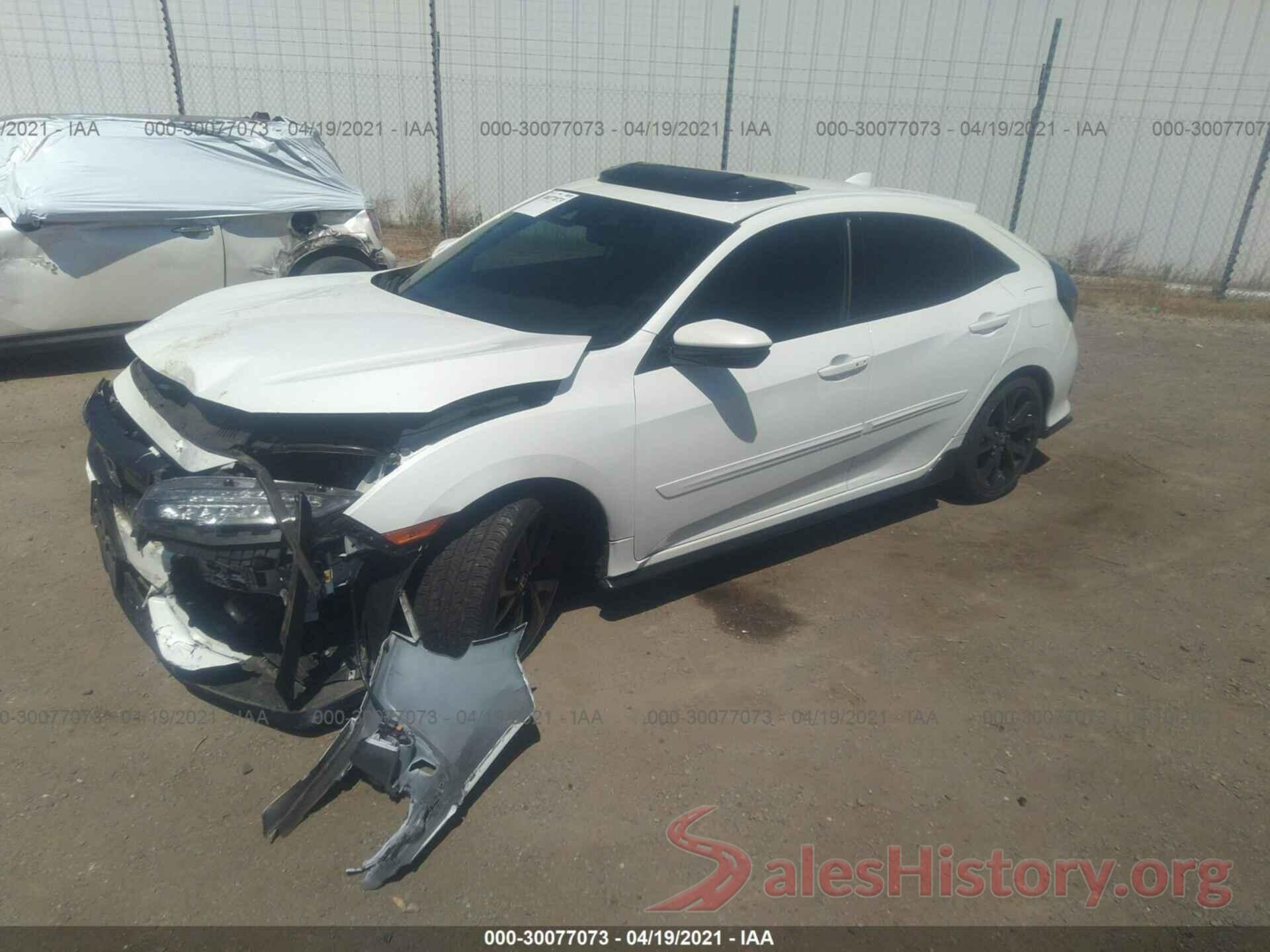 SHHFK7H91HU413427 2017 HONDA CIVIC HATCHBACK