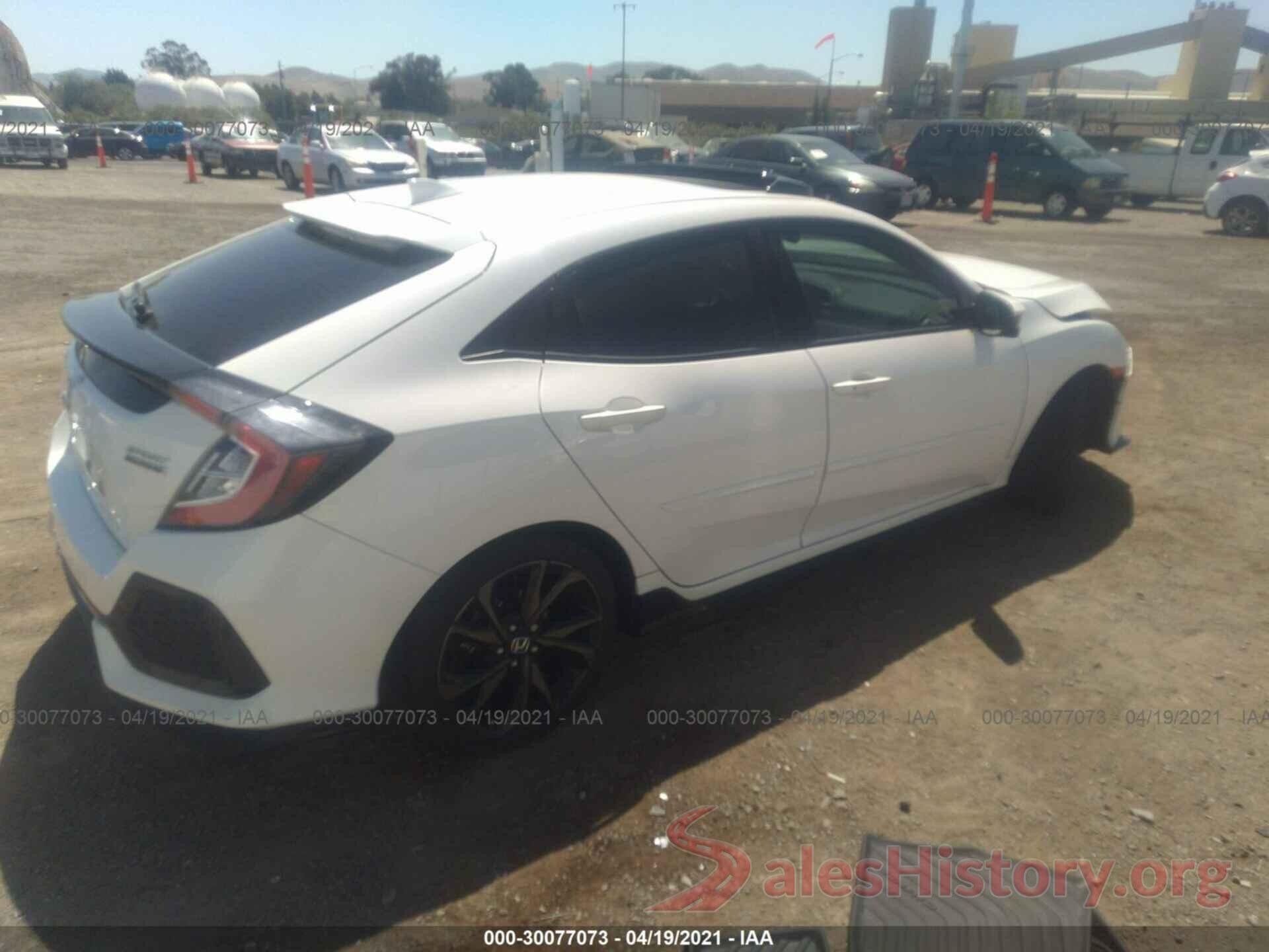 SHHFK7H91HU413427 2017 HONDA CIVIC HATCHBACK