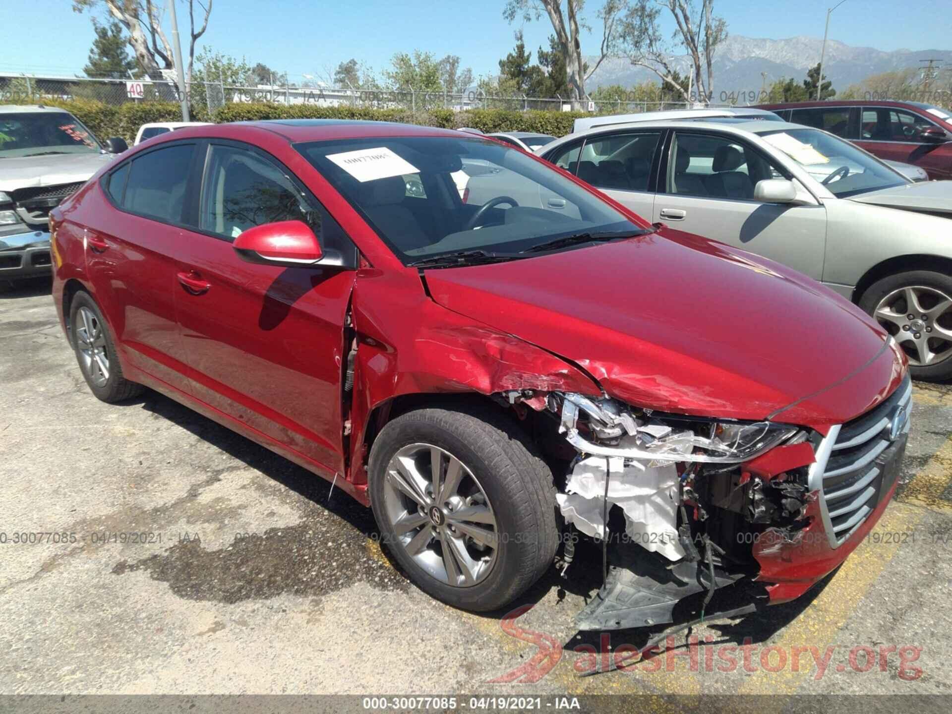 KMHD84LF4HU243134 2017 HYUNDAI ELANTRA