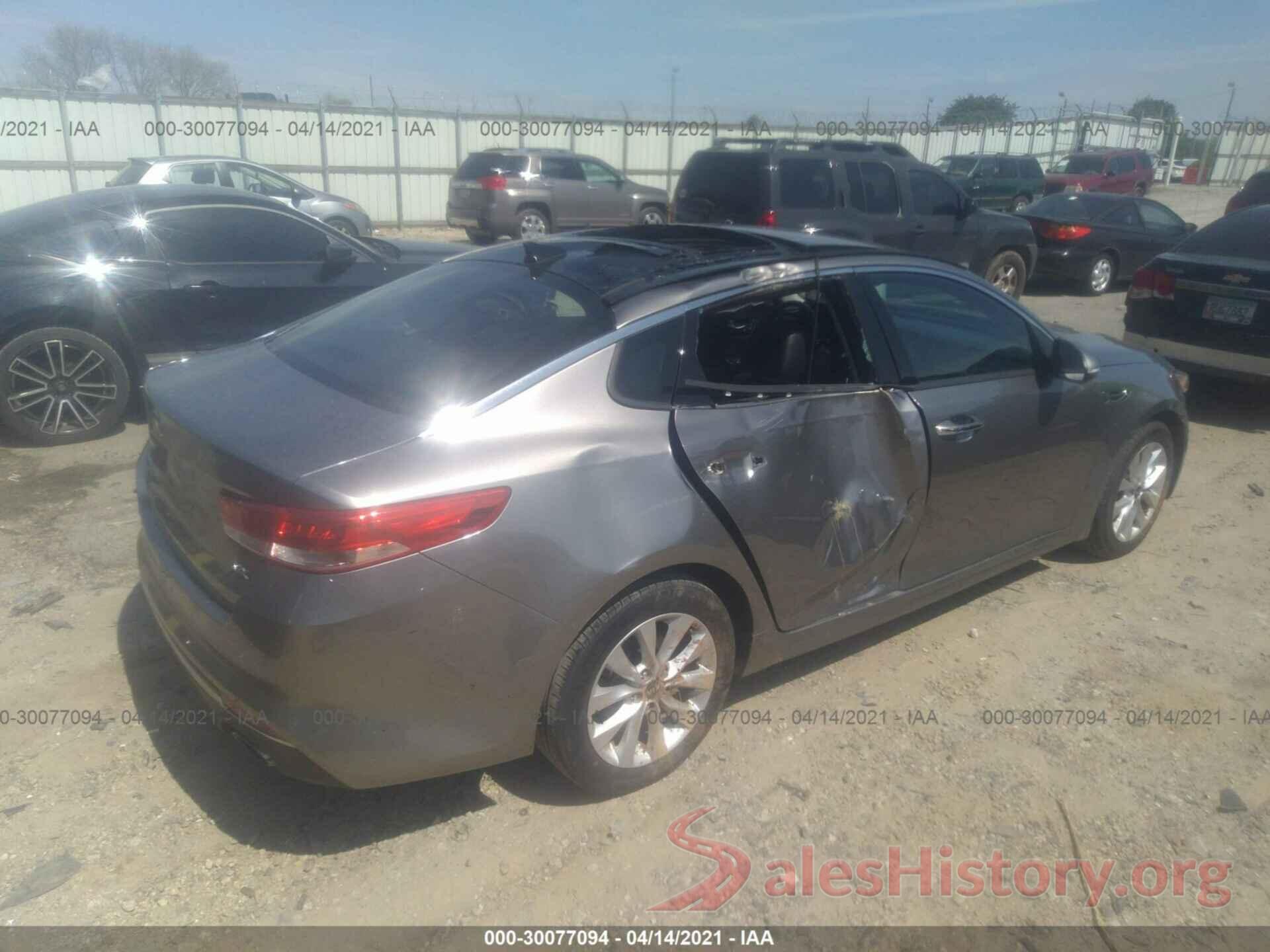 5XXGU4L34JG180387 2018 KIA OPTIMA