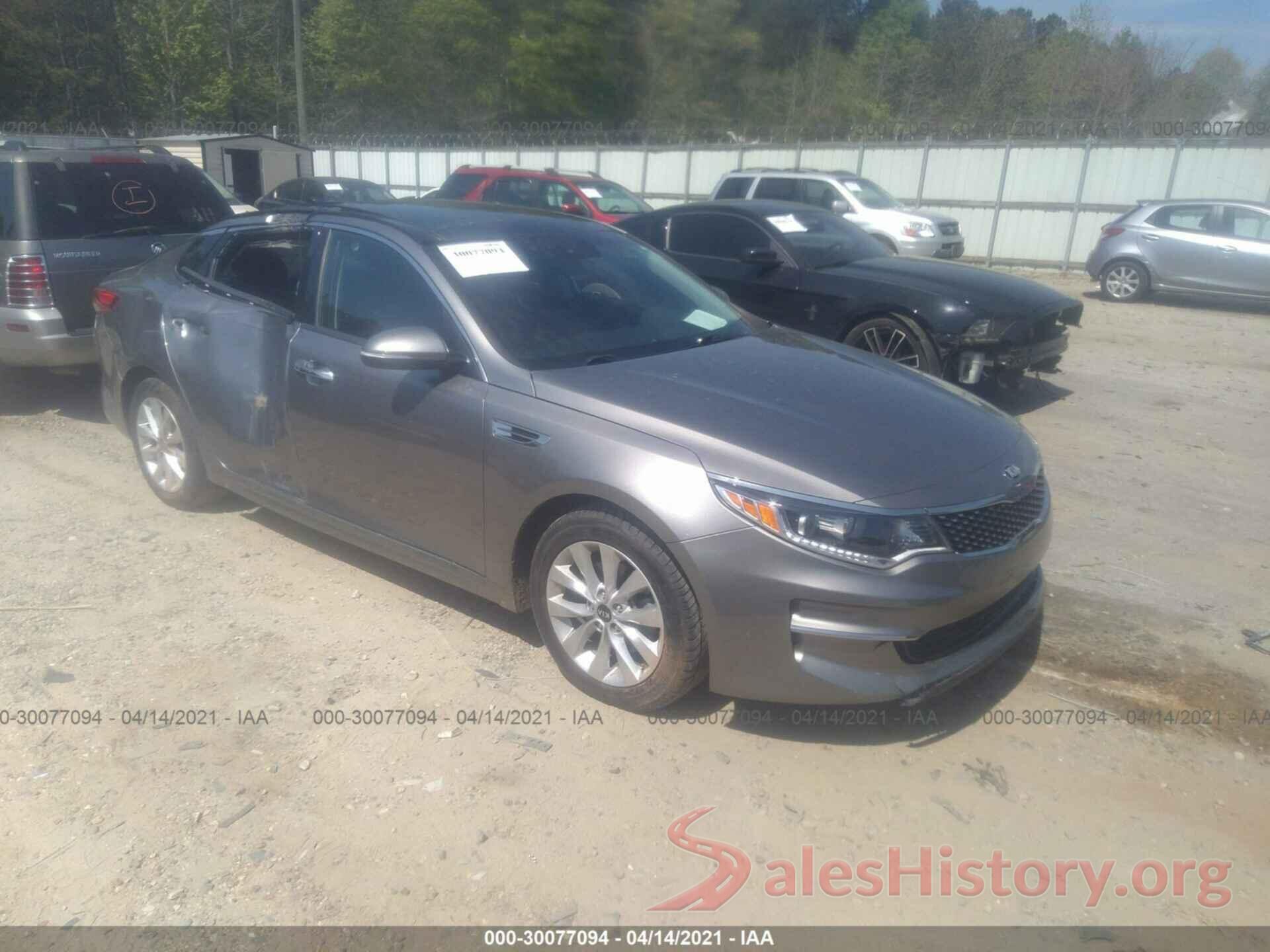 5XXGU4L34JG180387 2018 KIA OPTIMA