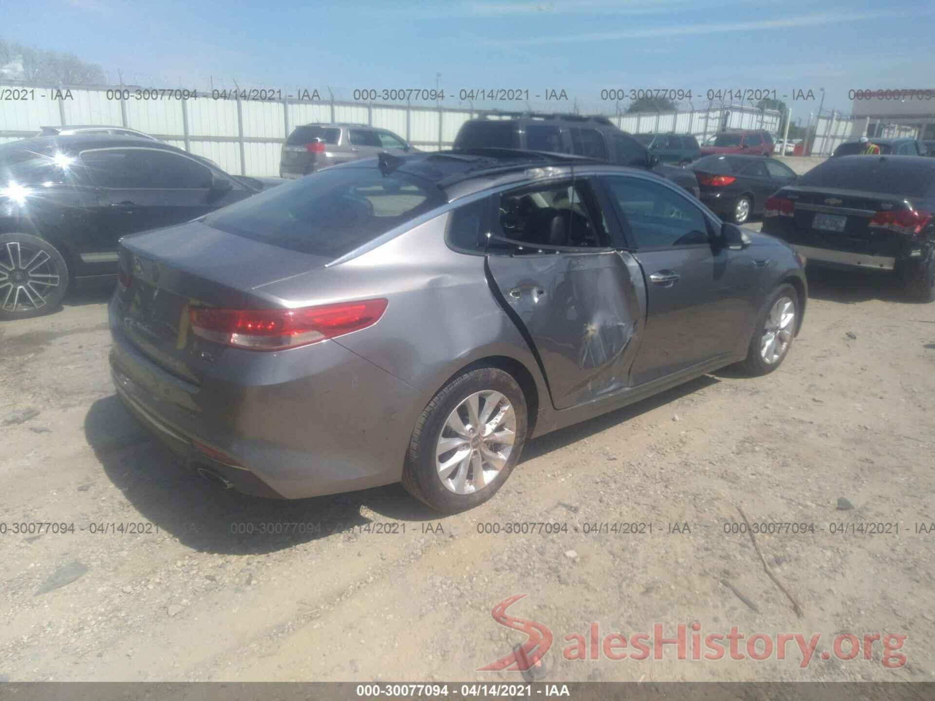 5XXGU4L34JG180387 2018 KIA OPTIMA