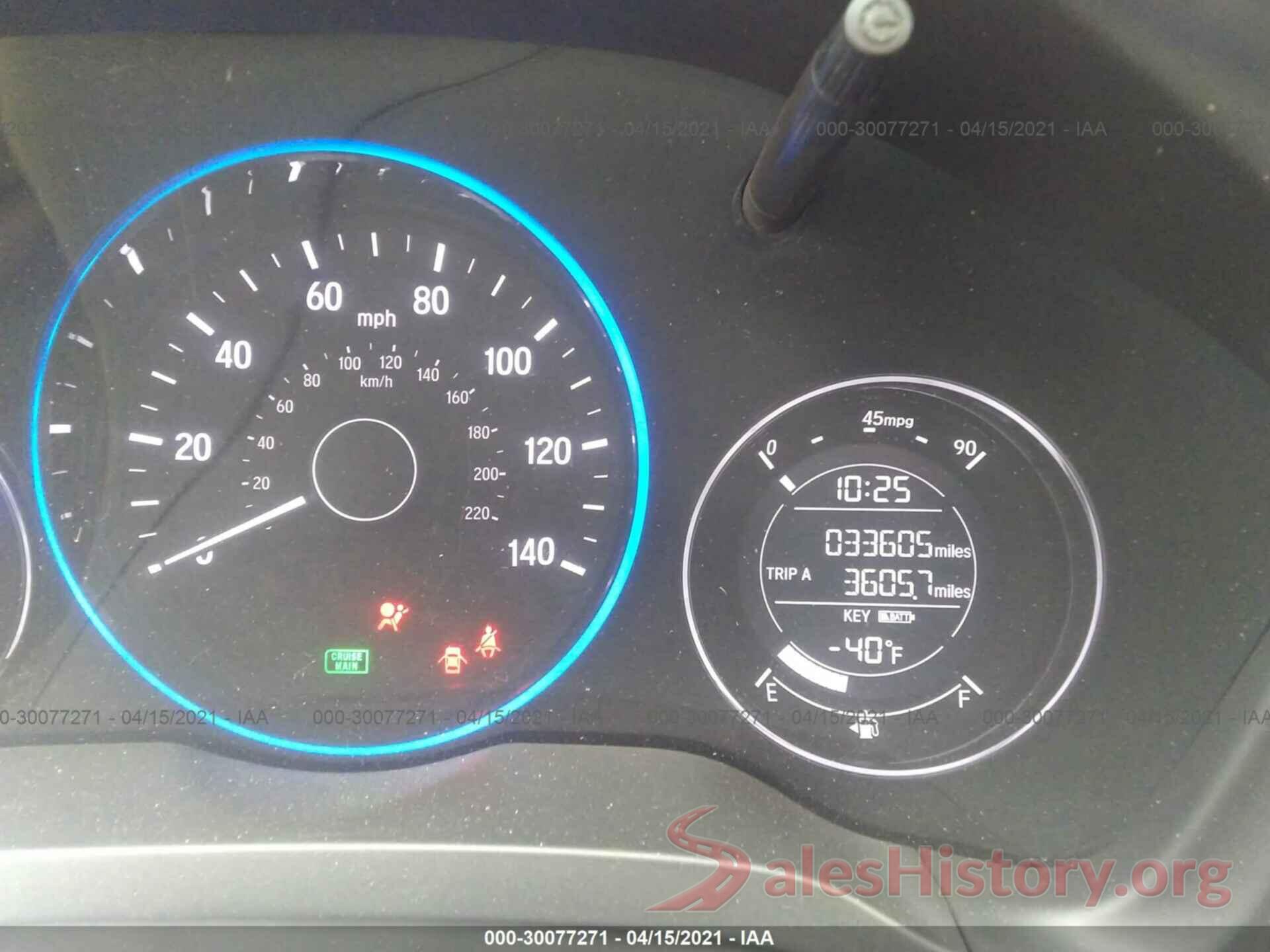 3CZRU6H78JM722289 2018 HONDA HR-V