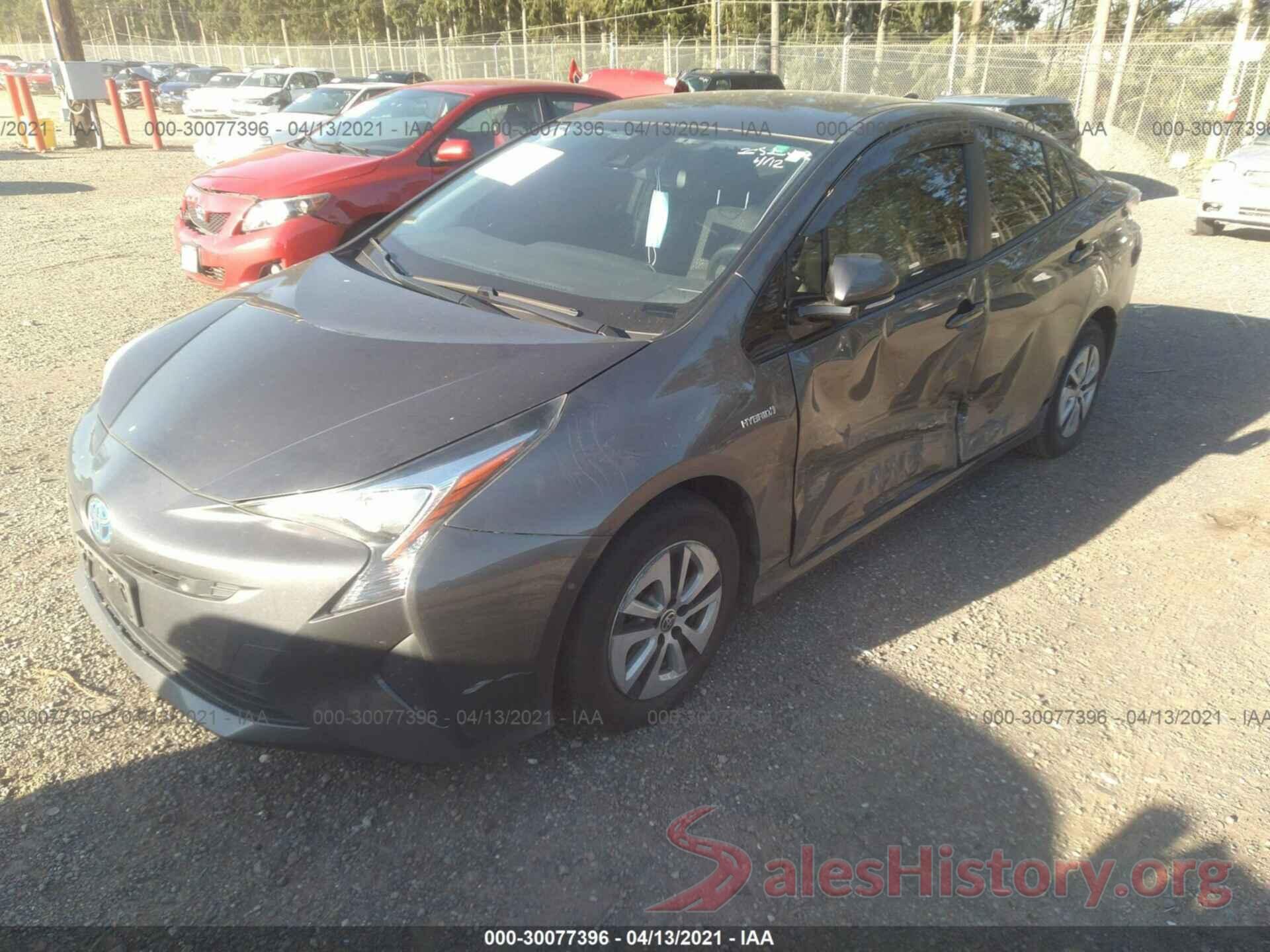 JTDKBRFU8J3601643 2018 TOYOTA PRIUS