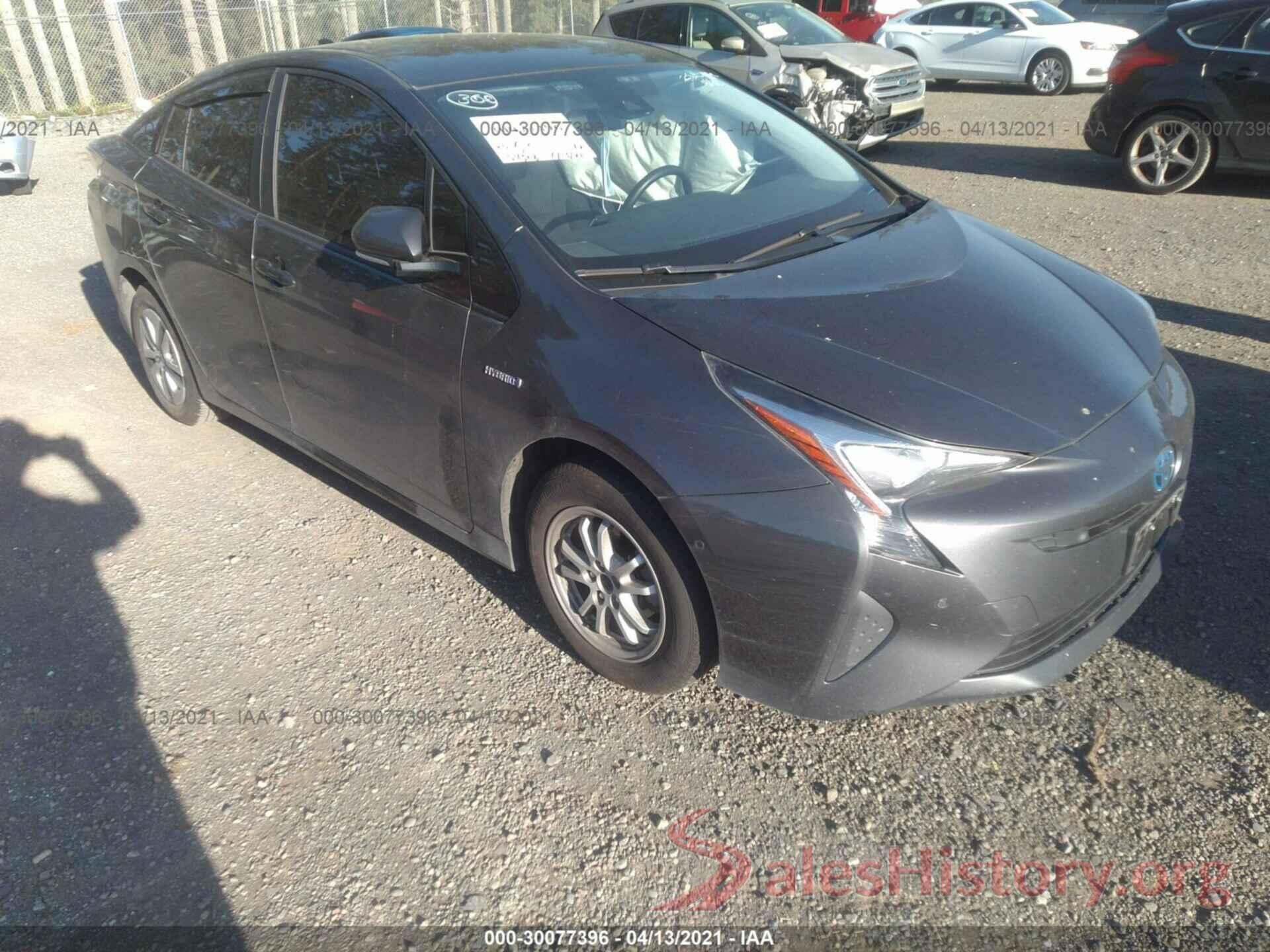 JTDKBRFU8J3601643 2018 TOYOTA PRIUS