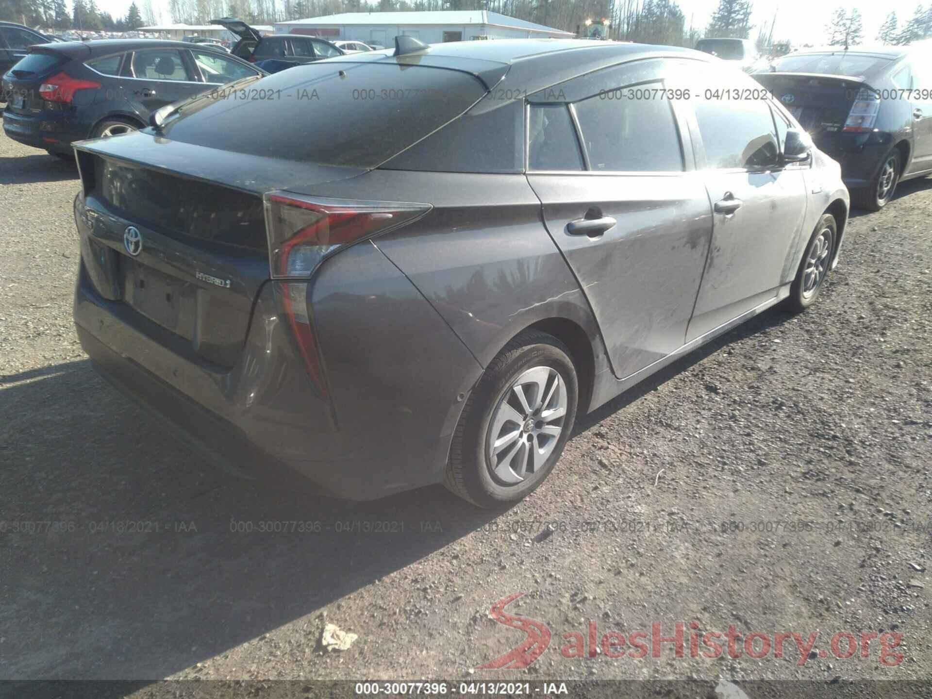 JTDKBRFU8J3601643 2018 TOYOTA PRIUS