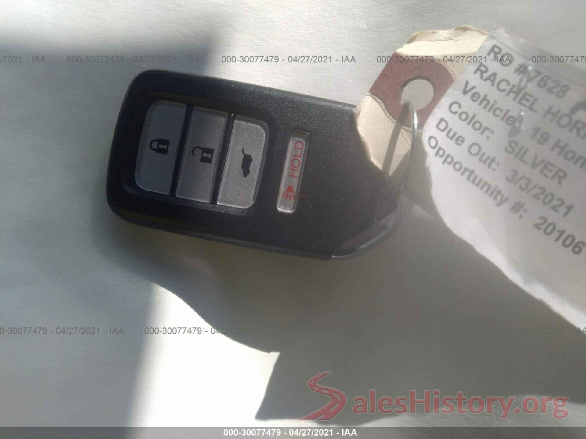 3CZRU6H50KM731259 2019 HONDA HR-V