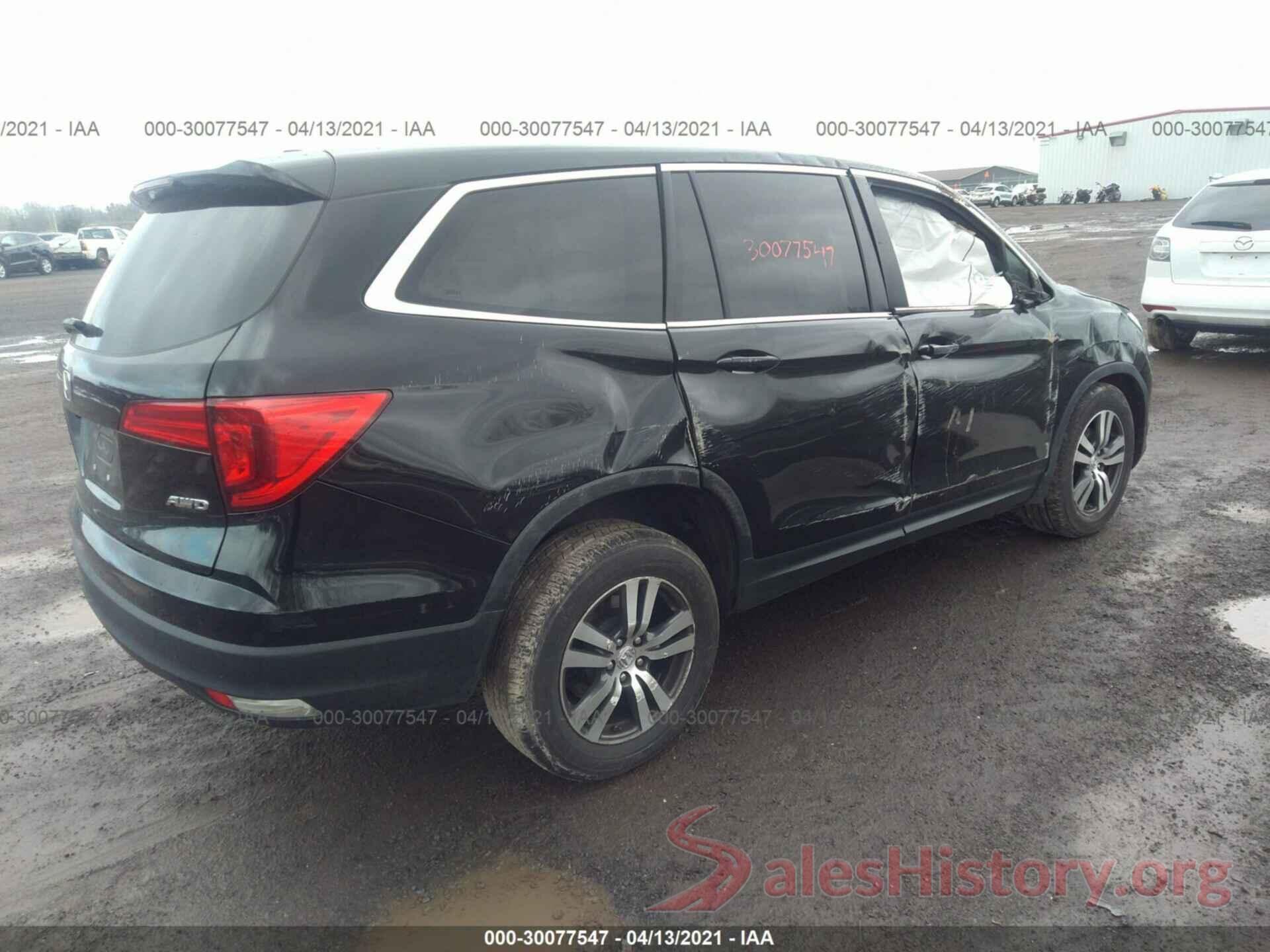 5FNYF6H58GB085718 2016 HONDA PILOT