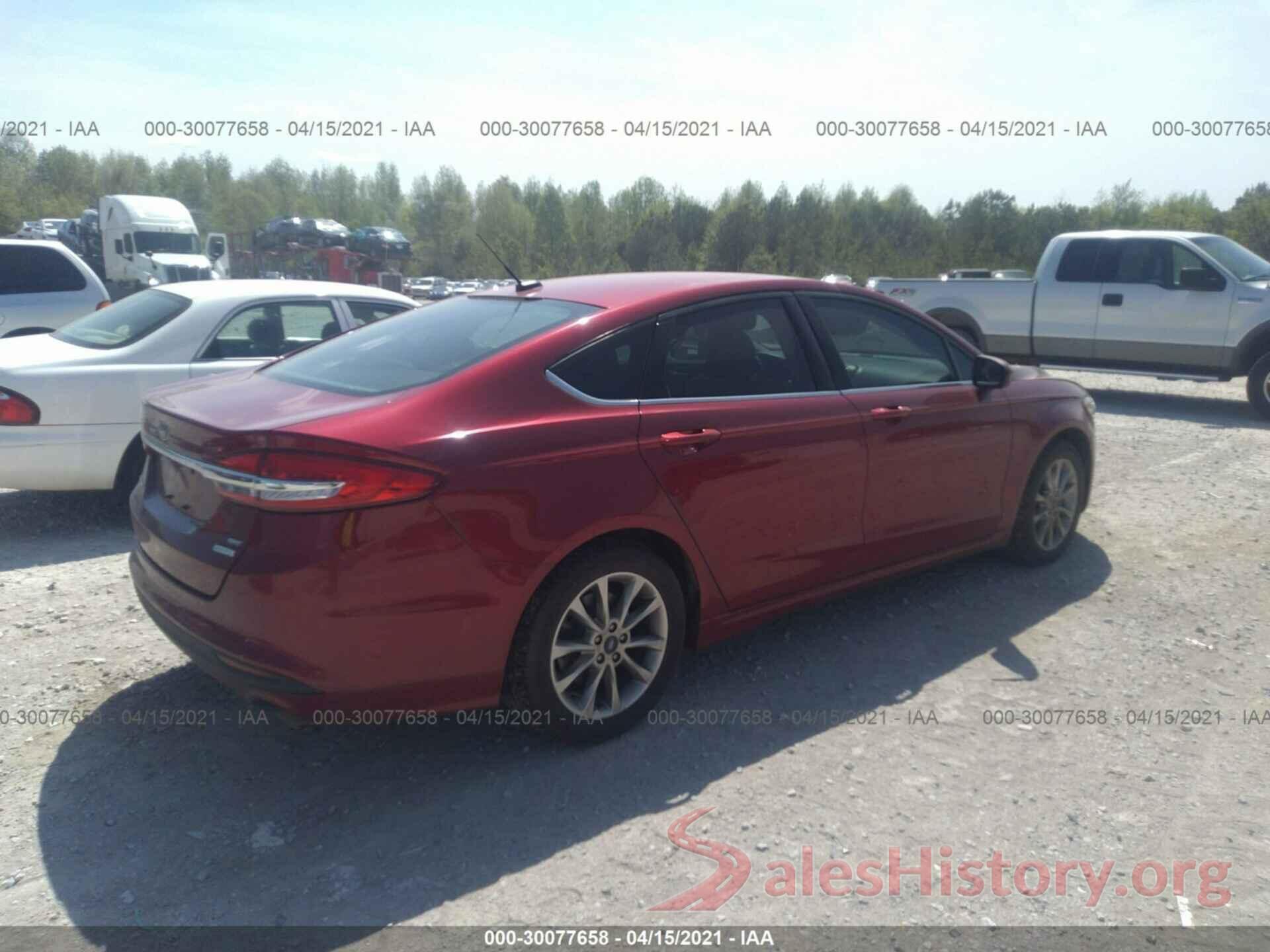 3FA6P0HD0HR240373 2017 FORD FUSION