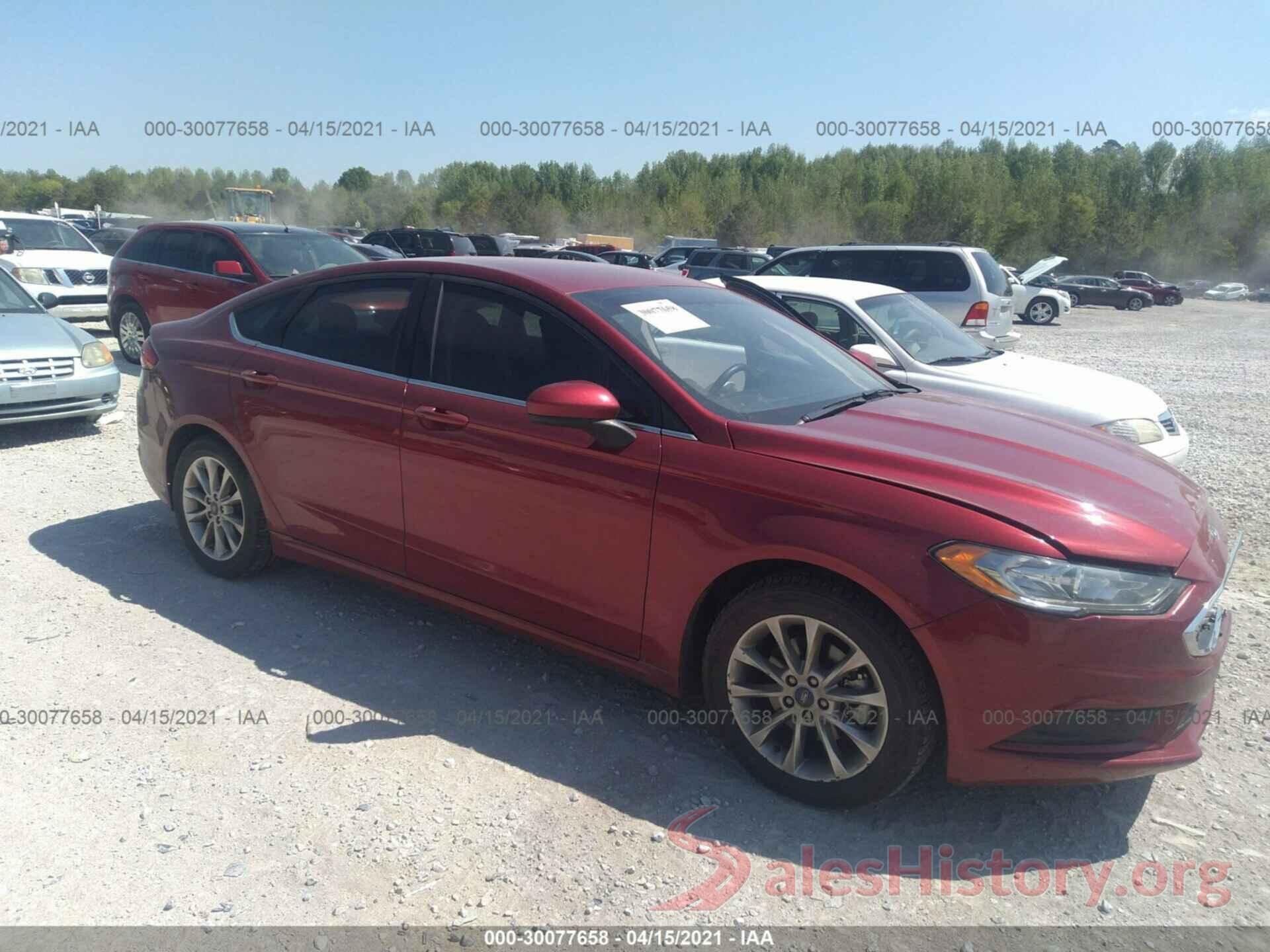 3FA6P0HD0HR240373 2017 FORD FUSION