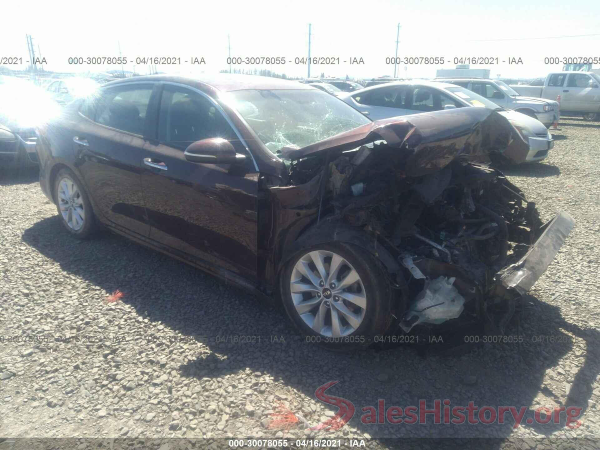 5XXGT4L3XGG045054 2016 KIA OPTIMA