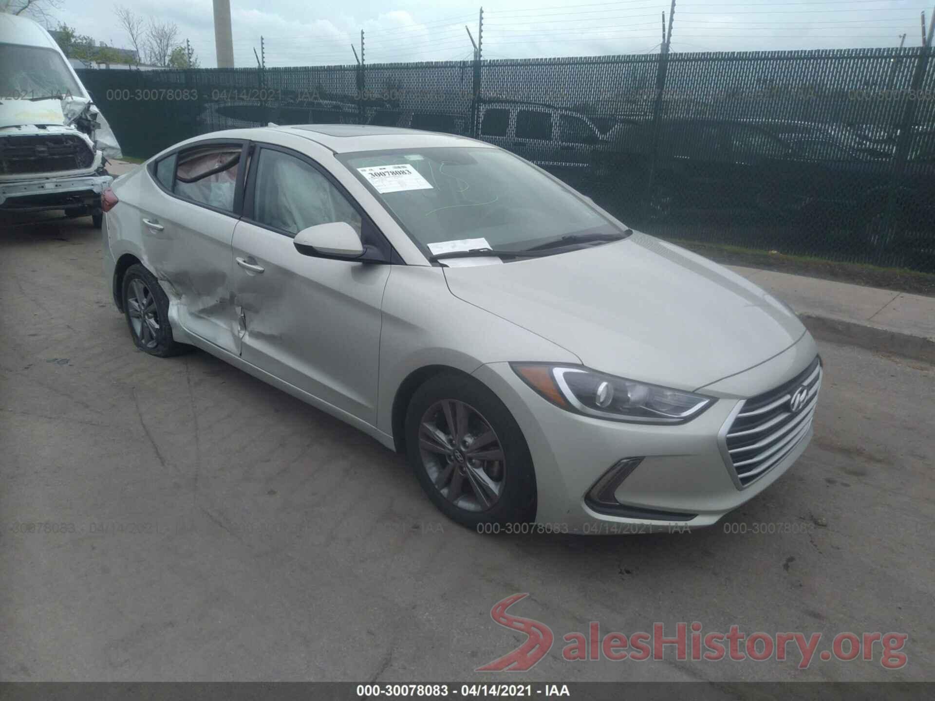 5NPD84LF9HH153430 2017 HYUNDAI ELANTRA