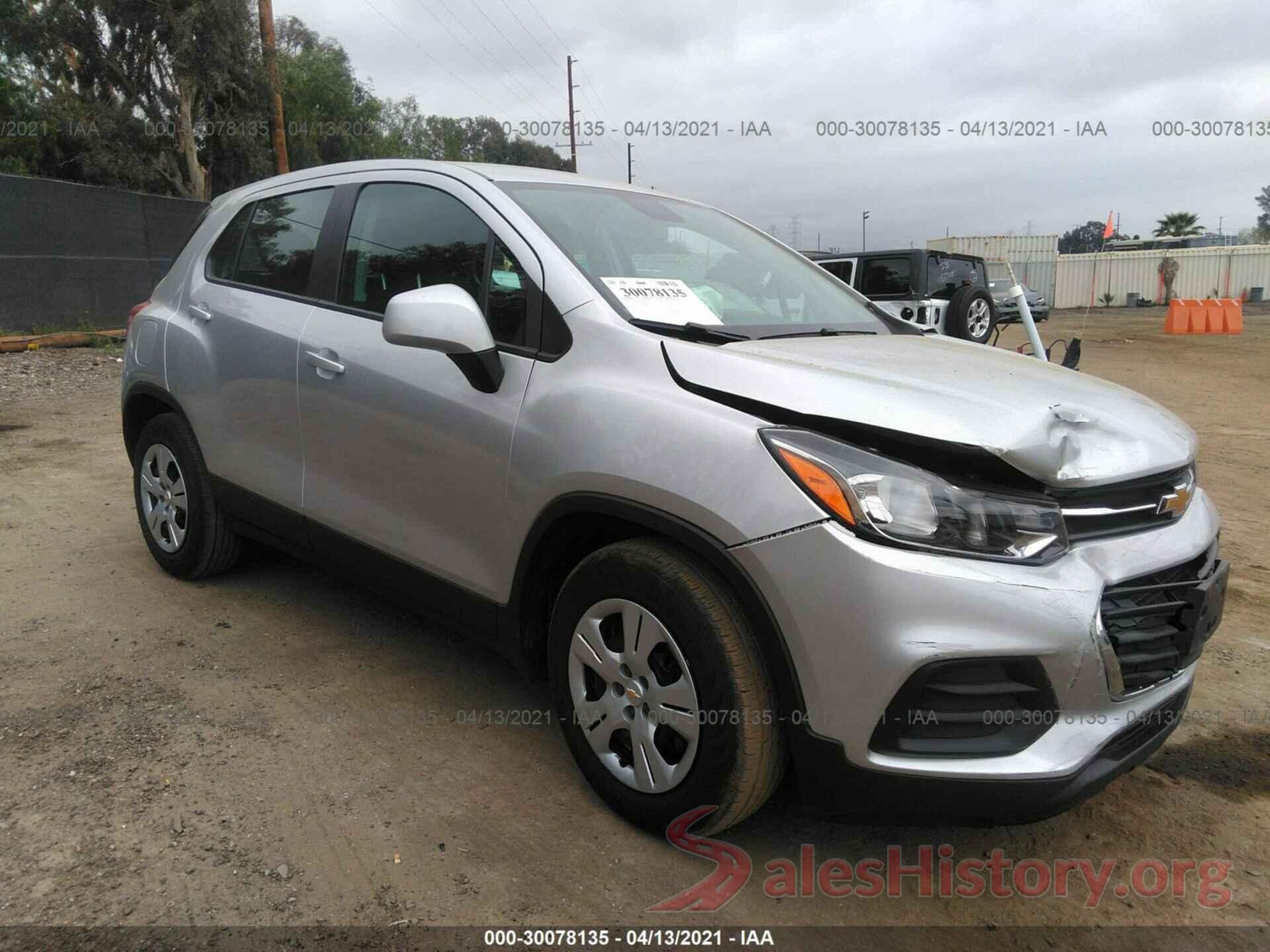 KL7CJKSB7JB600473 2018 CHEVROLET TRAX