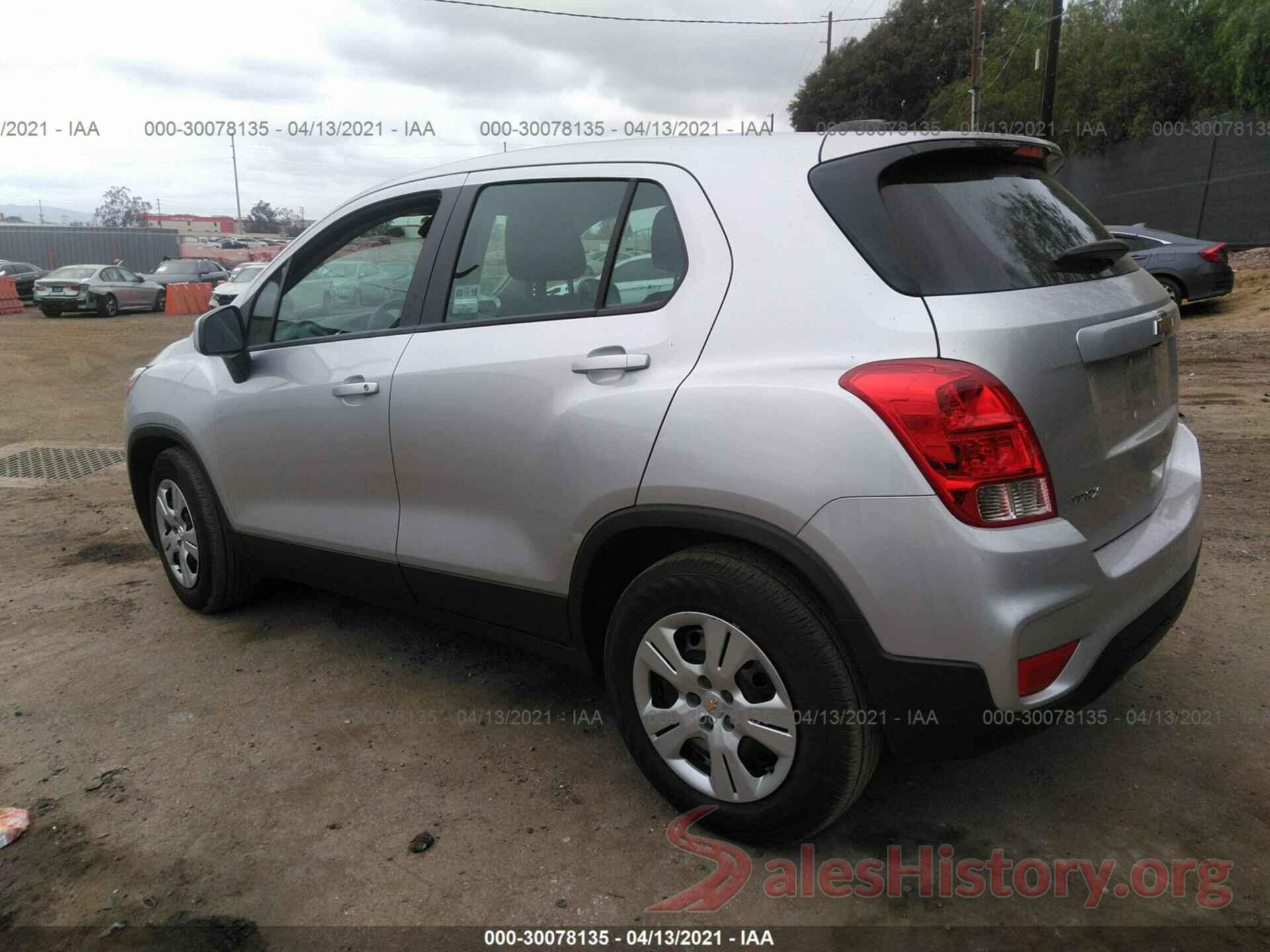 KL7CJKSB7JB600473 2018 CHEVROLET TRAX