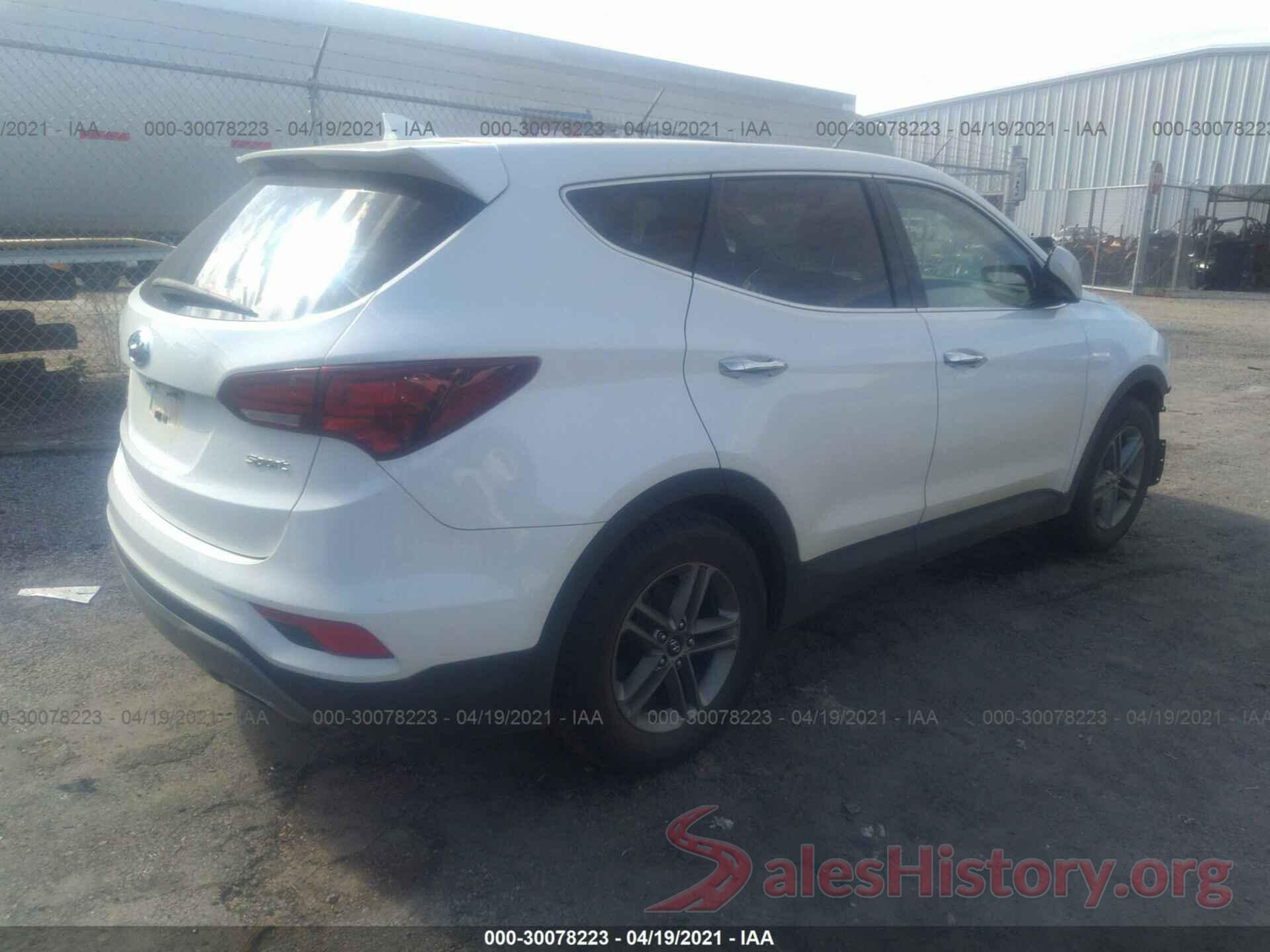 5XYZT3LB7HG392929 2017 HYUNDAI SANTA FE SPORT