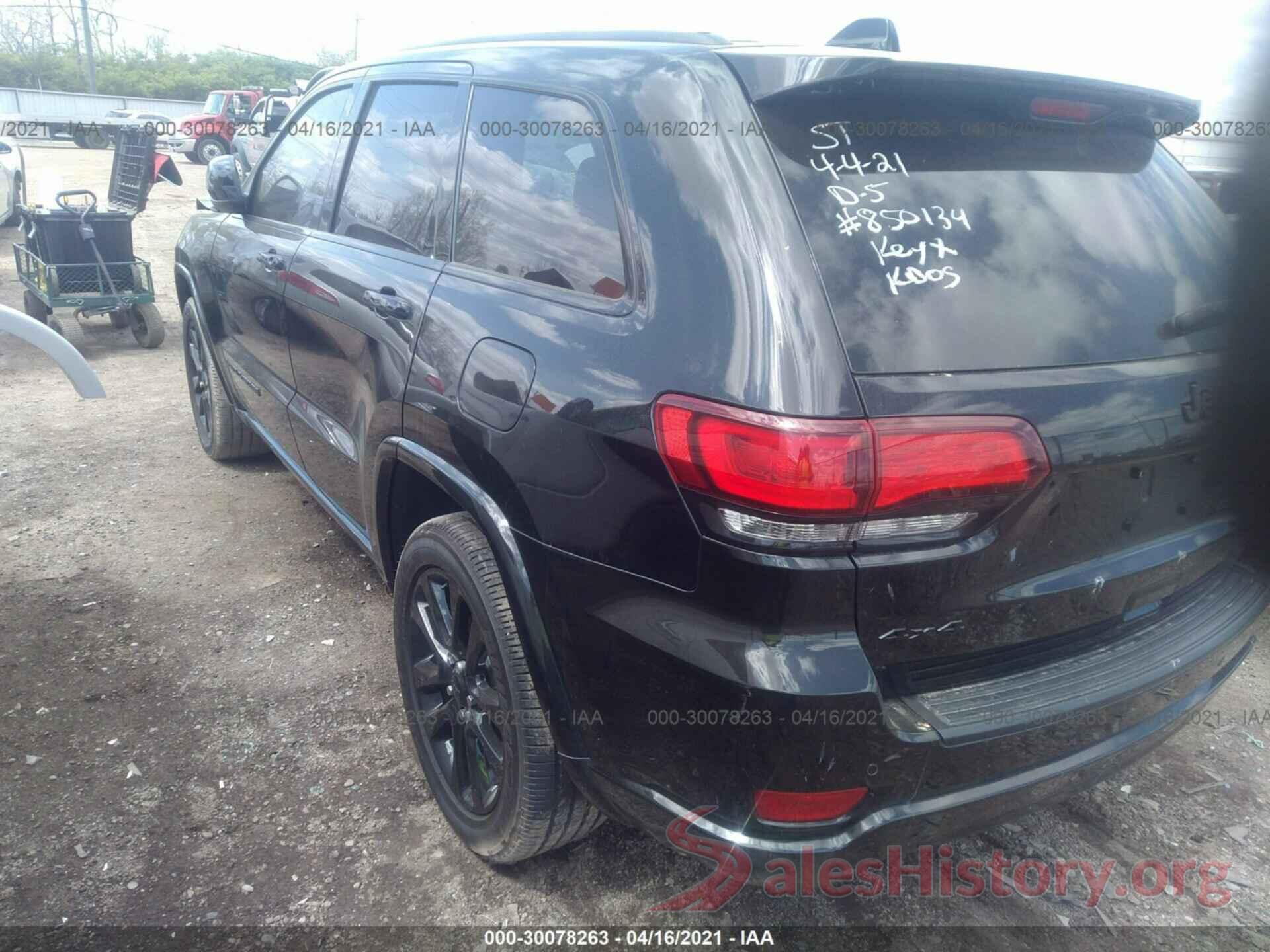 1C4RJFAG0KC850134 2019 JEEP GRAND CHEROKEE