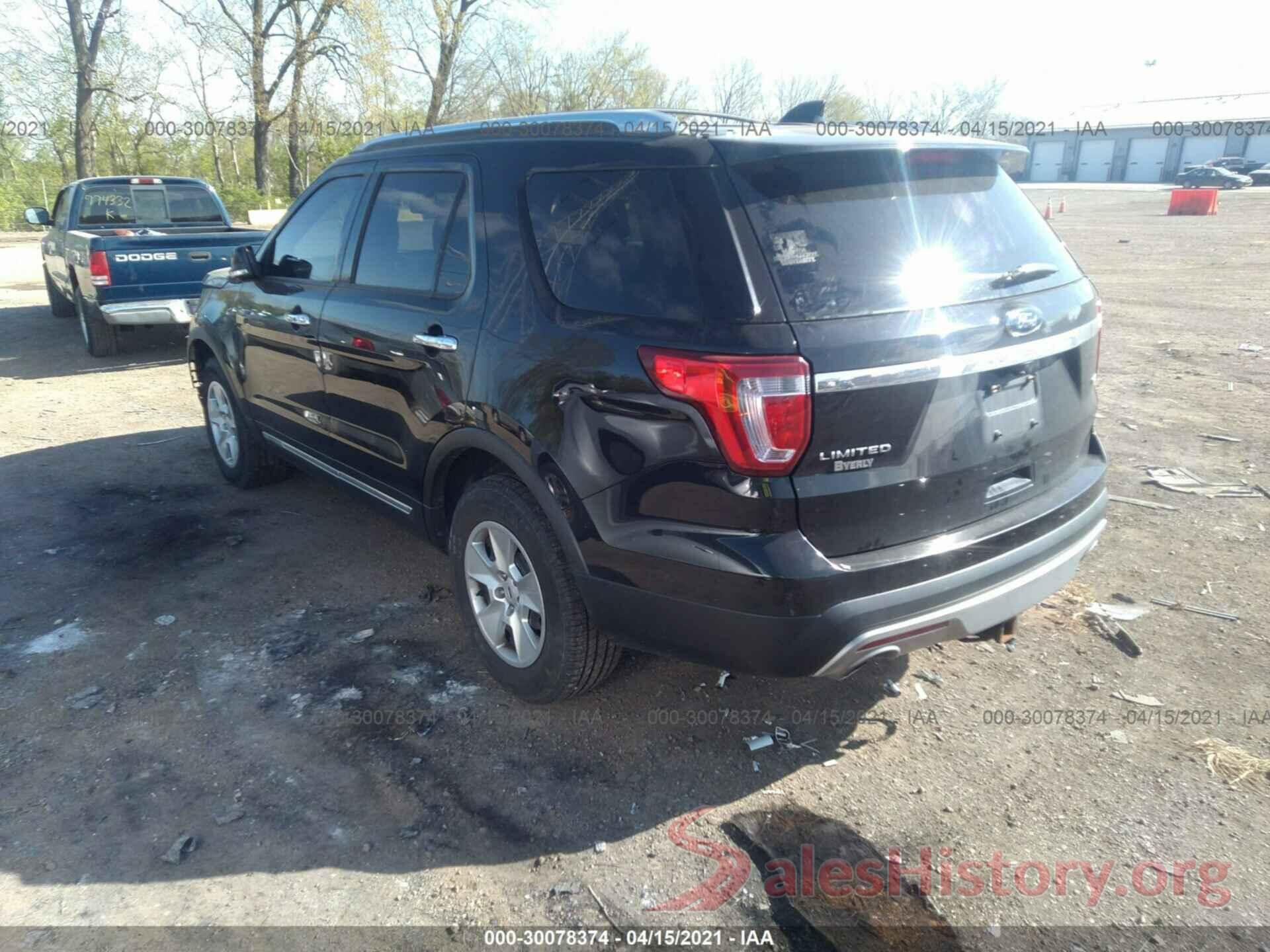 1FM5K8F83GGA46432 2016 FORD EXPLORER