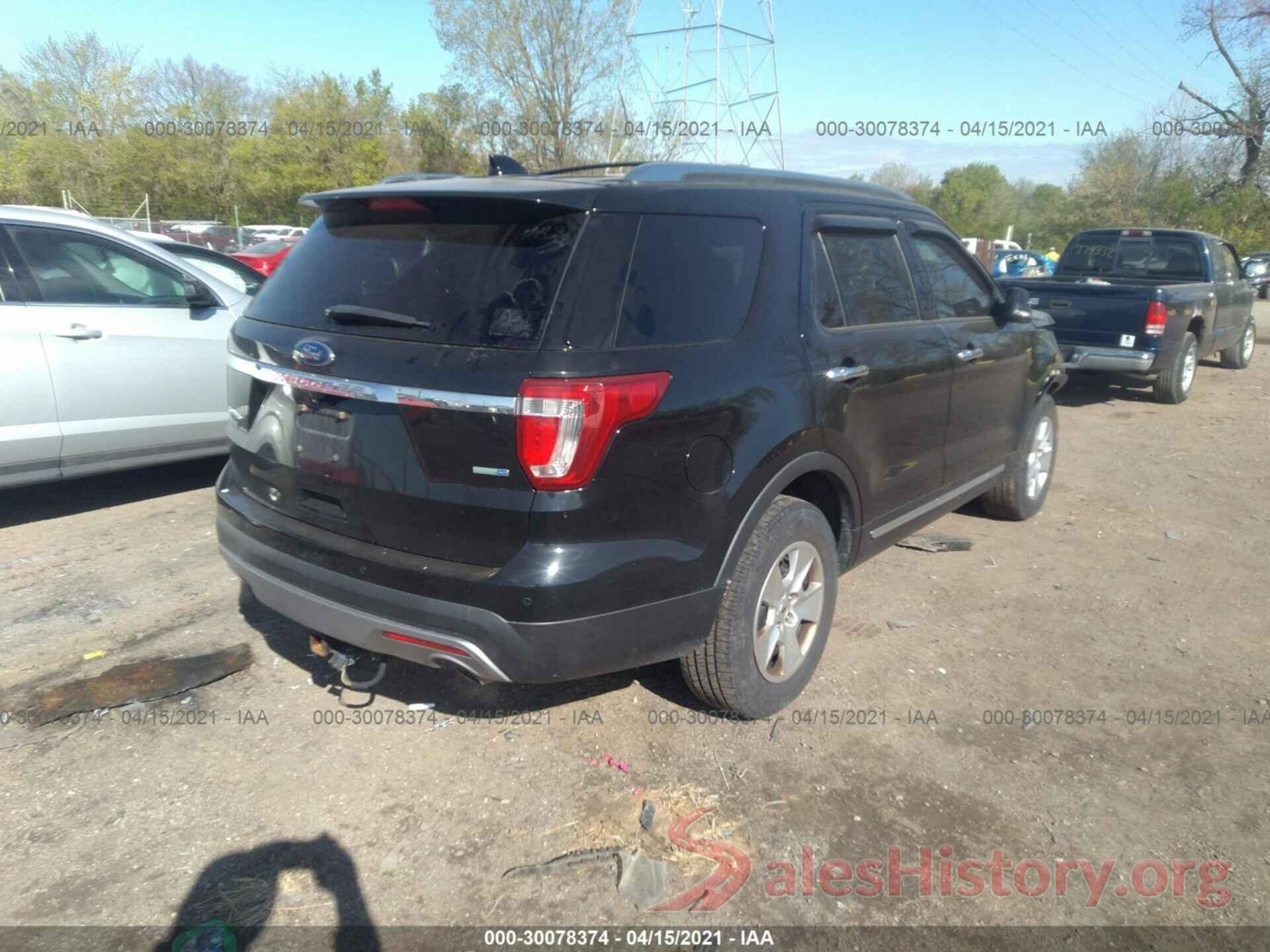 1FM5K8F83GGA46432 2016 FORD EXPLORER