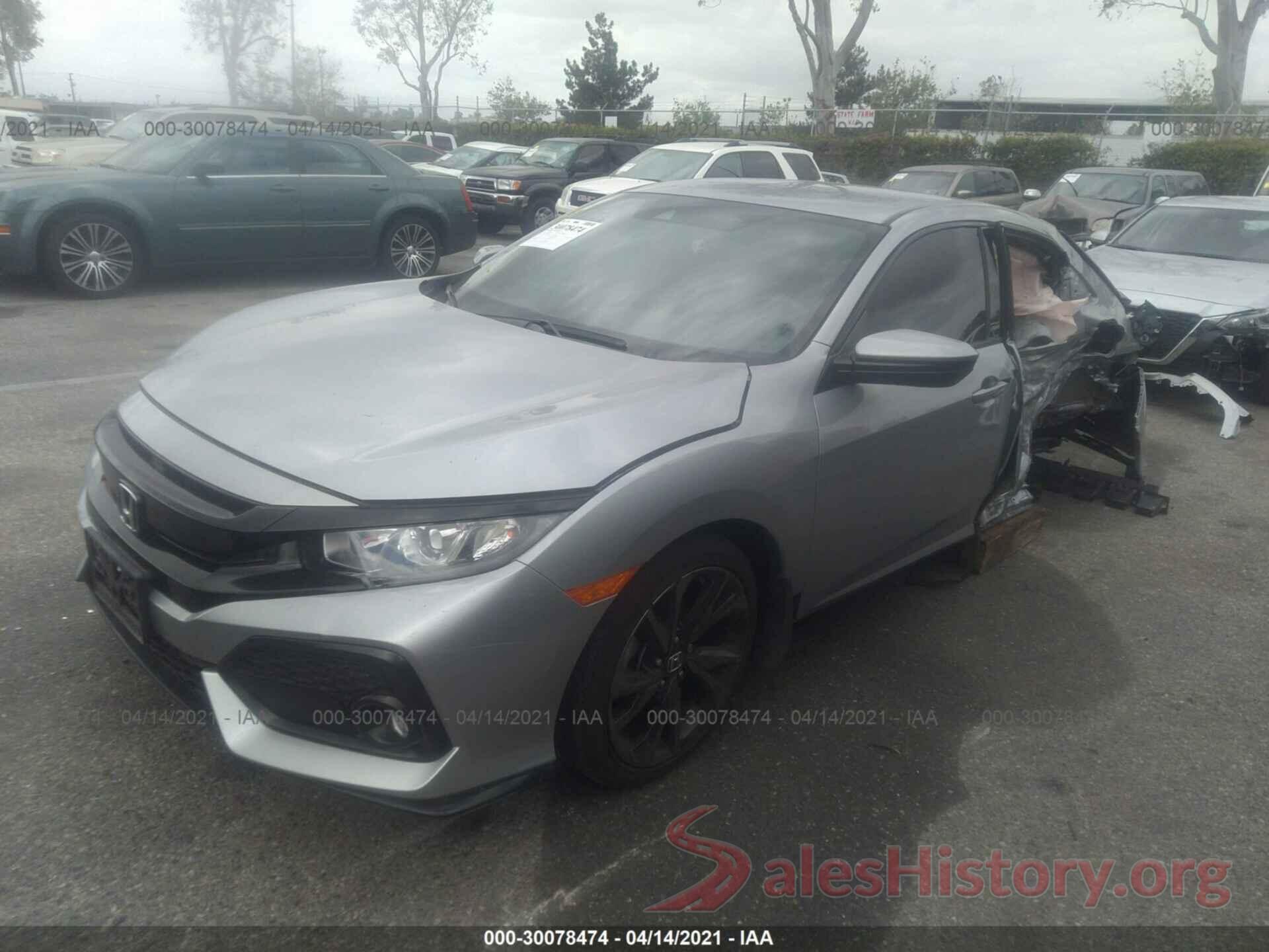 SHHFK7H43KU409679 2019 HONDA CIVIC HATCHBACK