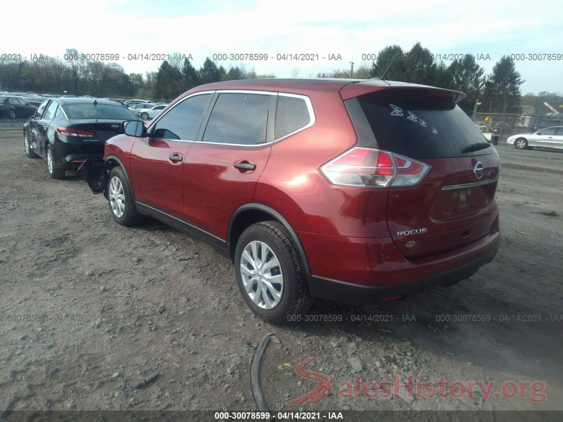 JN8AT2MT3GW007581 2016 NISSAN ROGUE