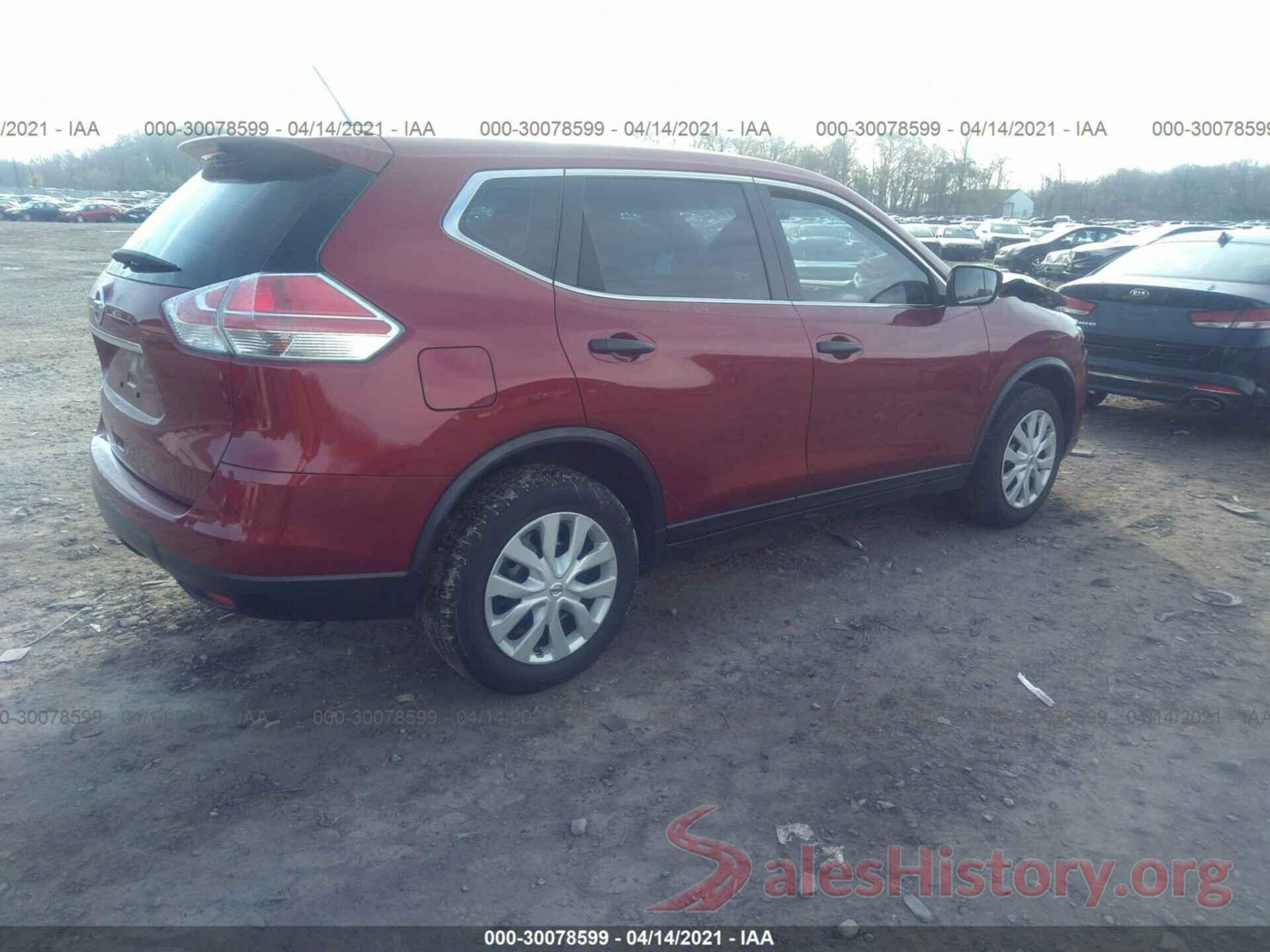 JN8AT2MT3GW007581 2016 NISSAN ROGUE