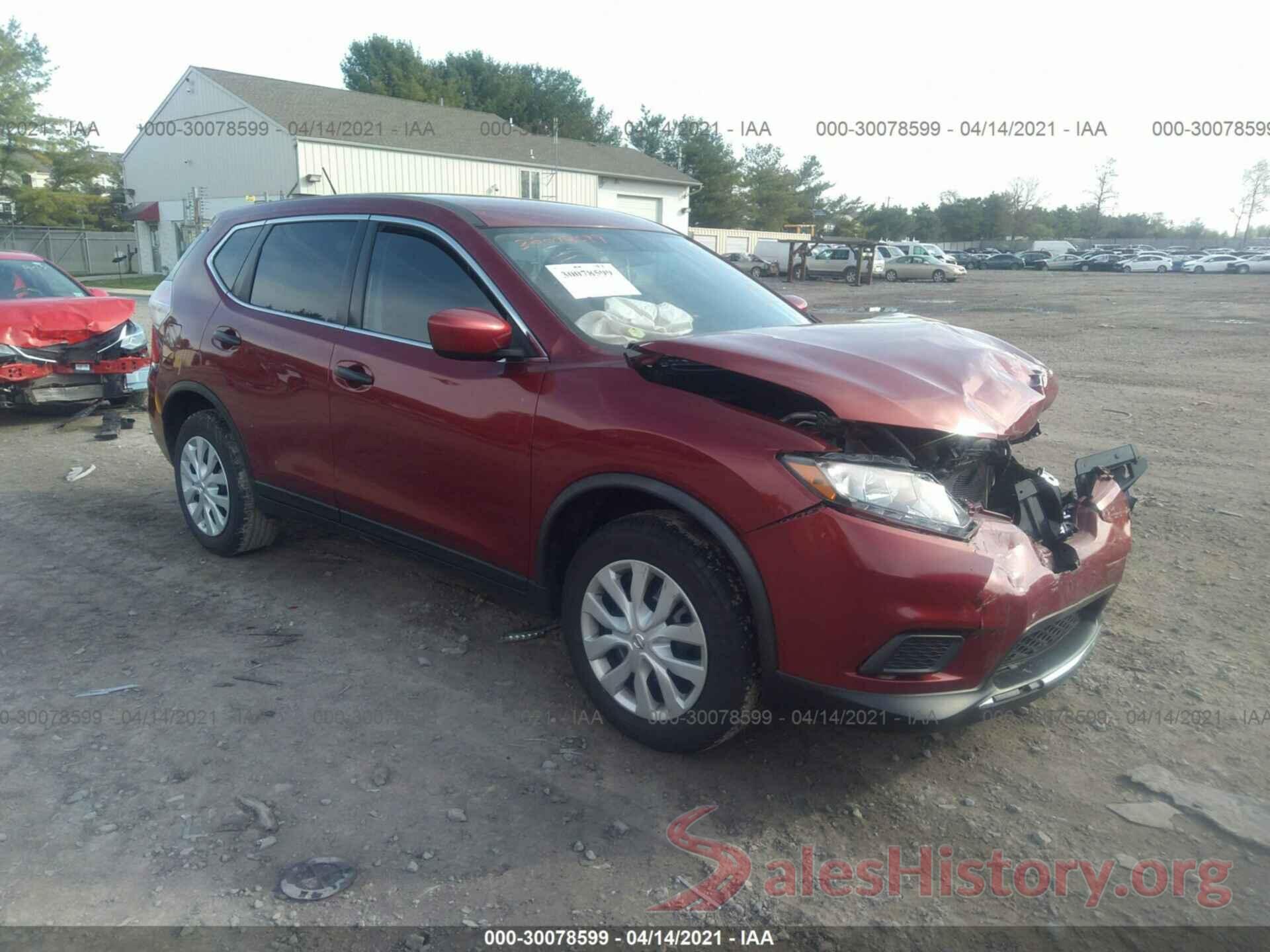 JN8AT2MT3GW007581 2016 NISSAN ROGUE