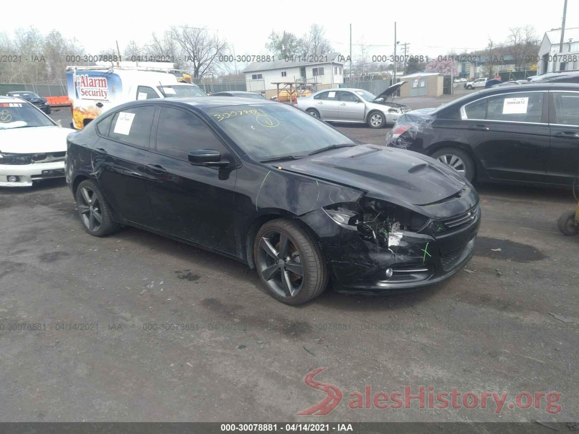 1C3CDFEB0GD728343 2016 DODGE DART