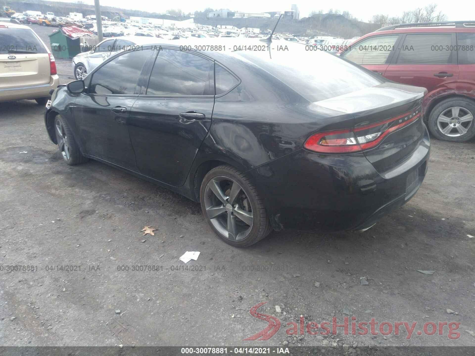 1C3CDFEB0GD728343 2016 DODGE DART