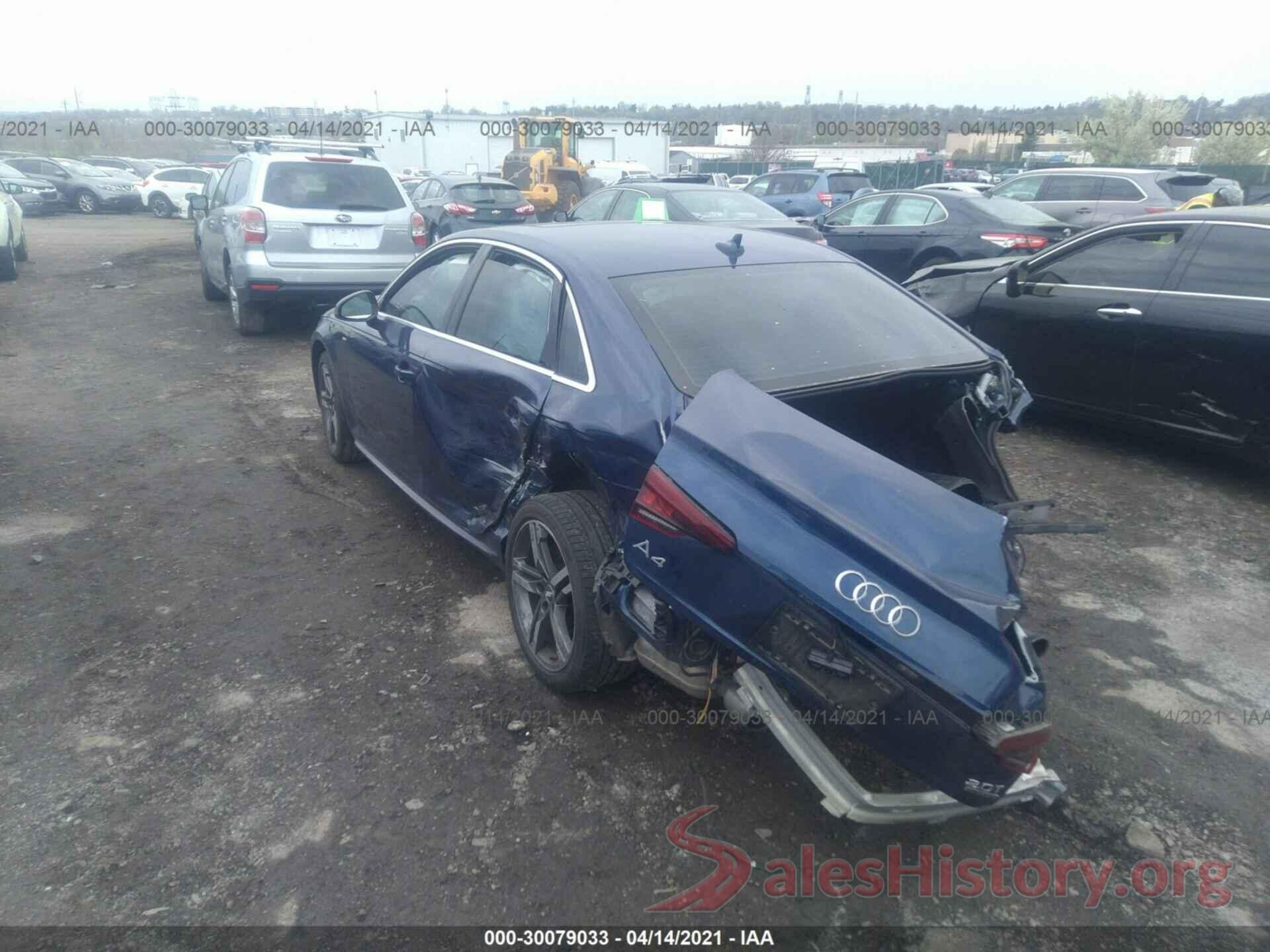 WAUENAF4XJA208953 2018 AUDI A4