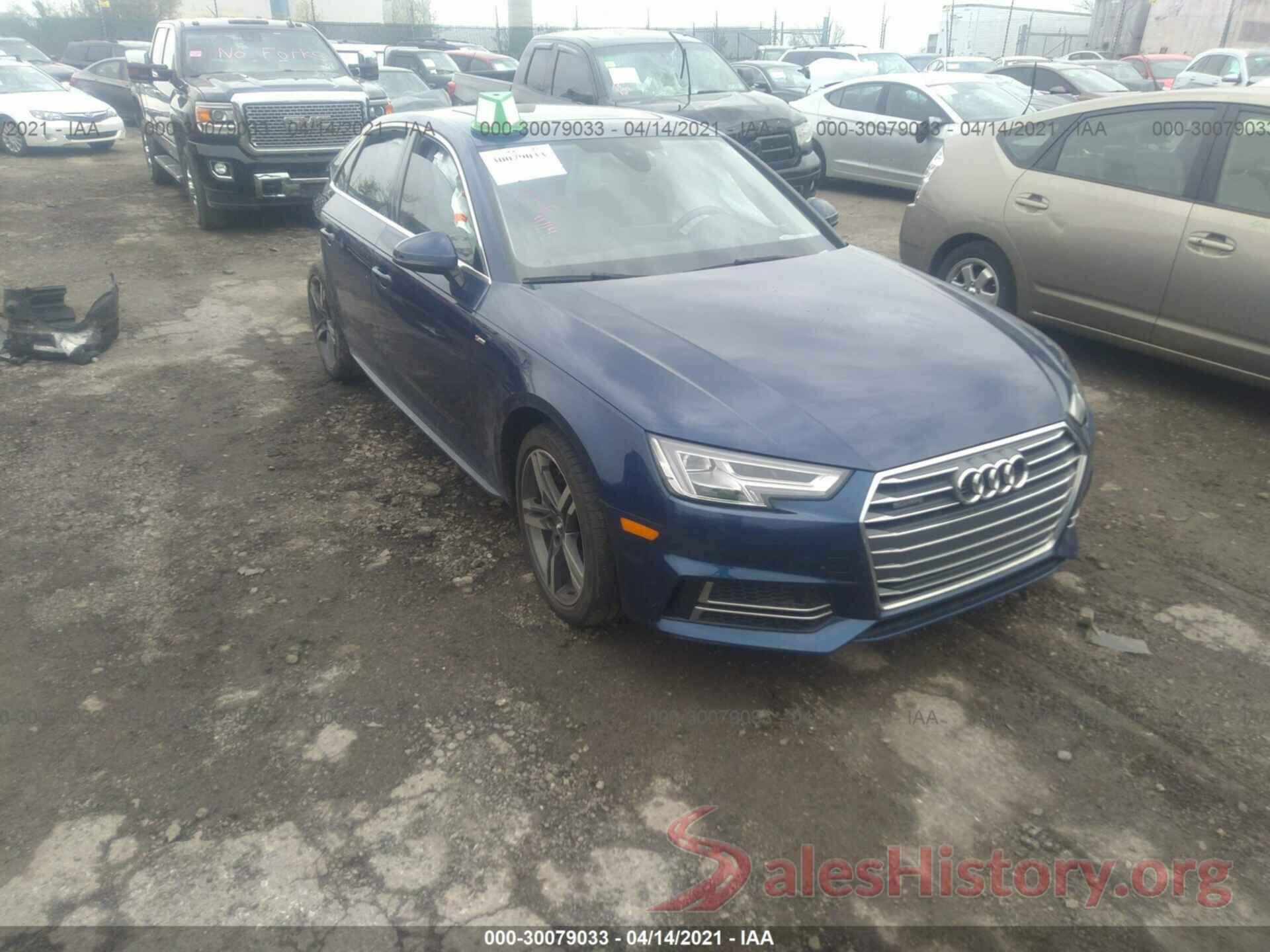 WAUENAF4XJA208953 2018 AUDI A4