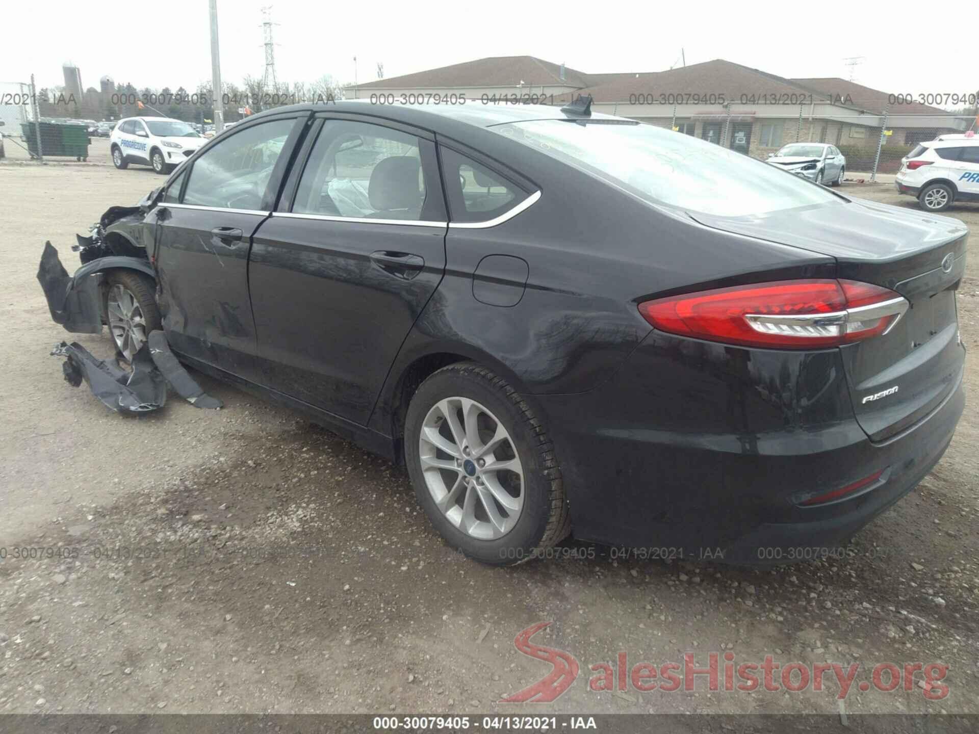 3FA6P0HD7KR164447 2019 FORD FUSION