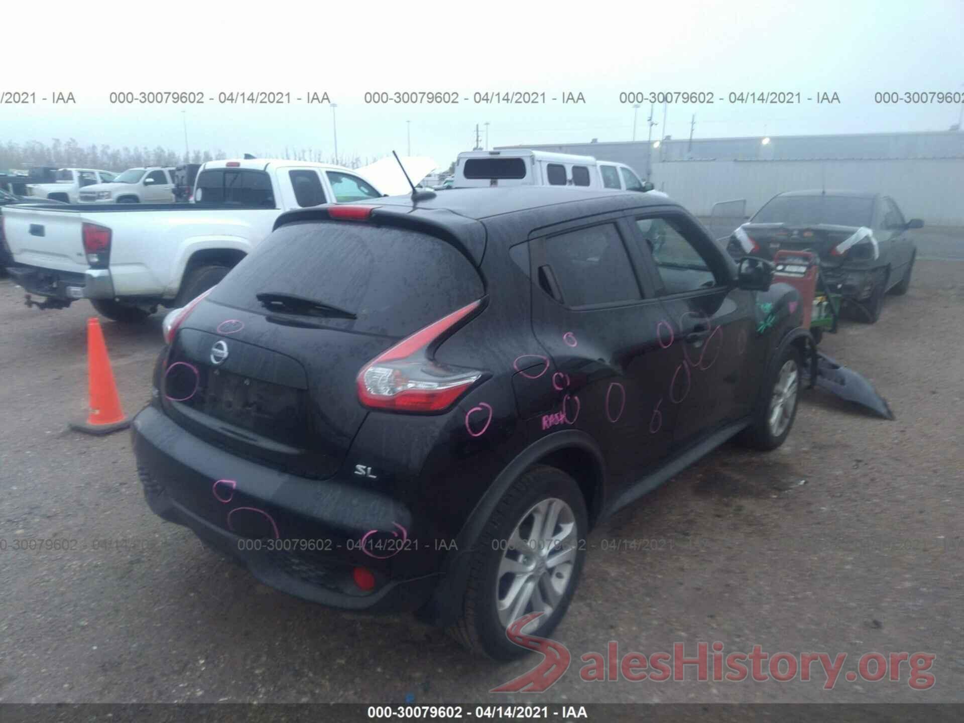 JN8AF5MR4GT605192 2016 NISSAN JUKE