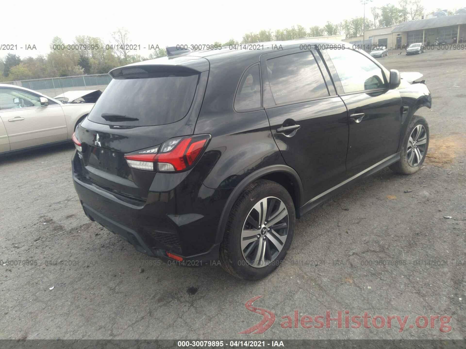 JA4APUAU5MU003879 2021 MITSUBISHI OUTLANDER SPORT