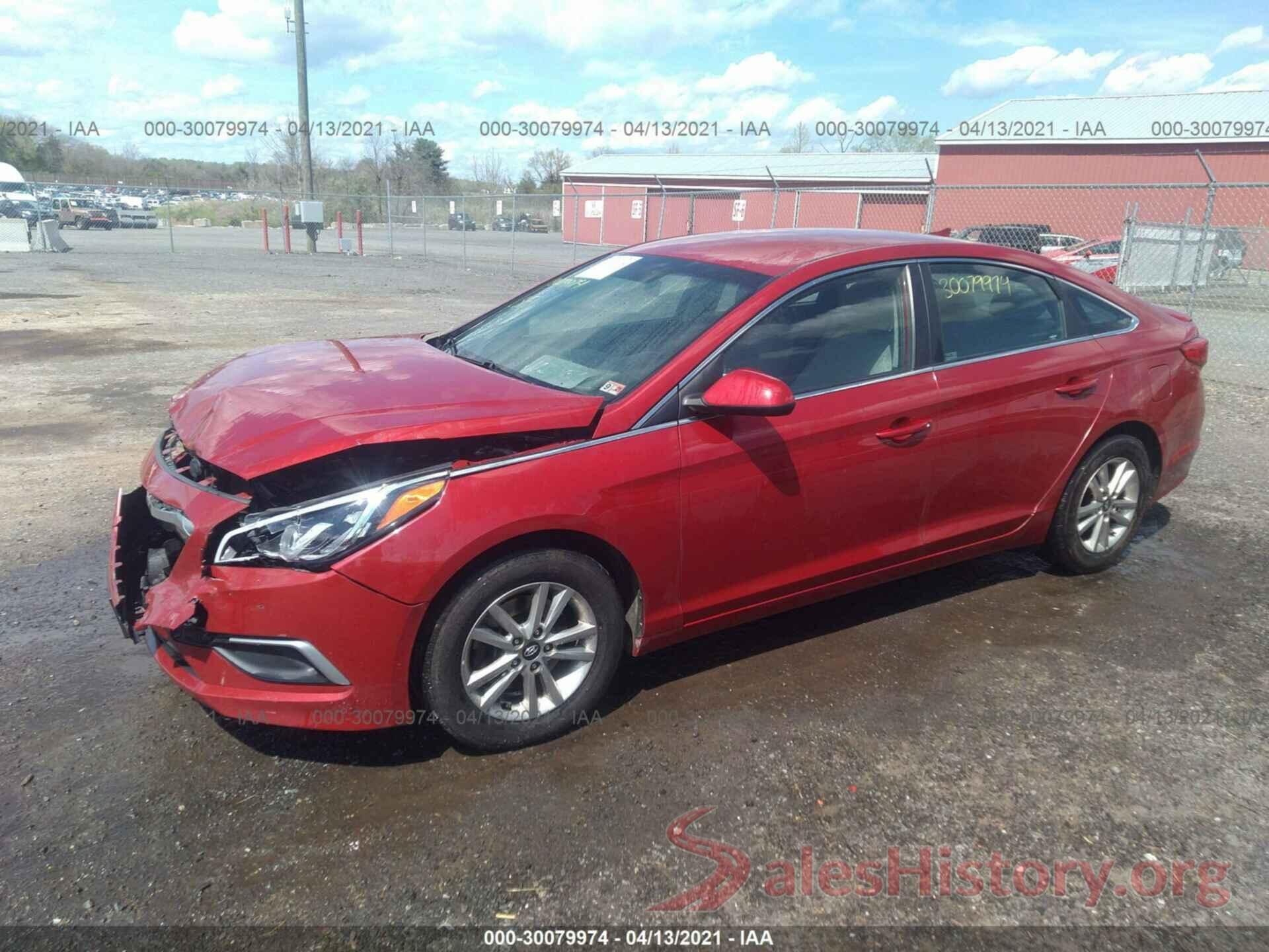 5NPE24AF2HH474492 2017 HYUNDAI SONATA