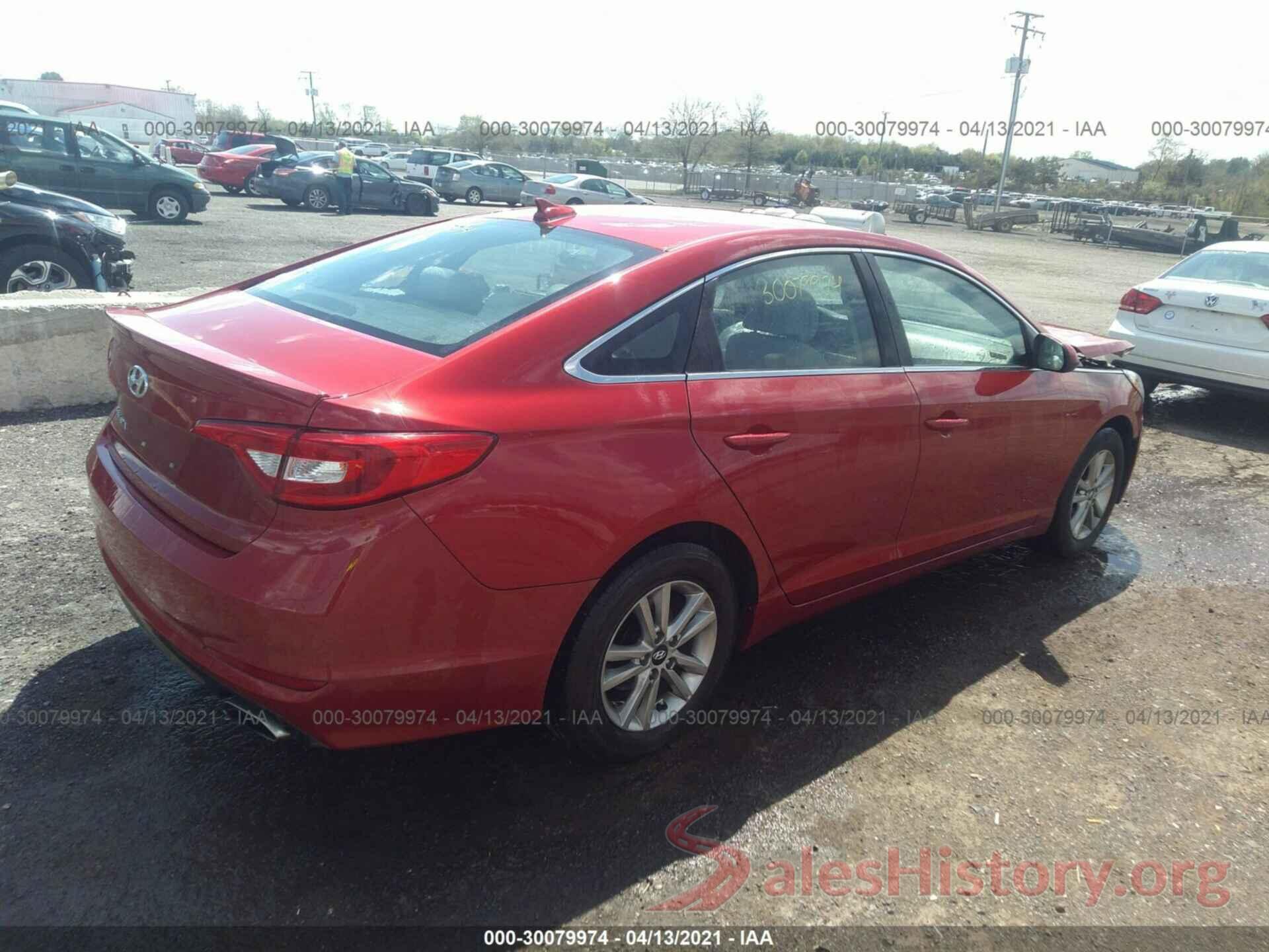 5NPE24AF2HH474492 2017 HYUNDAI SONATA