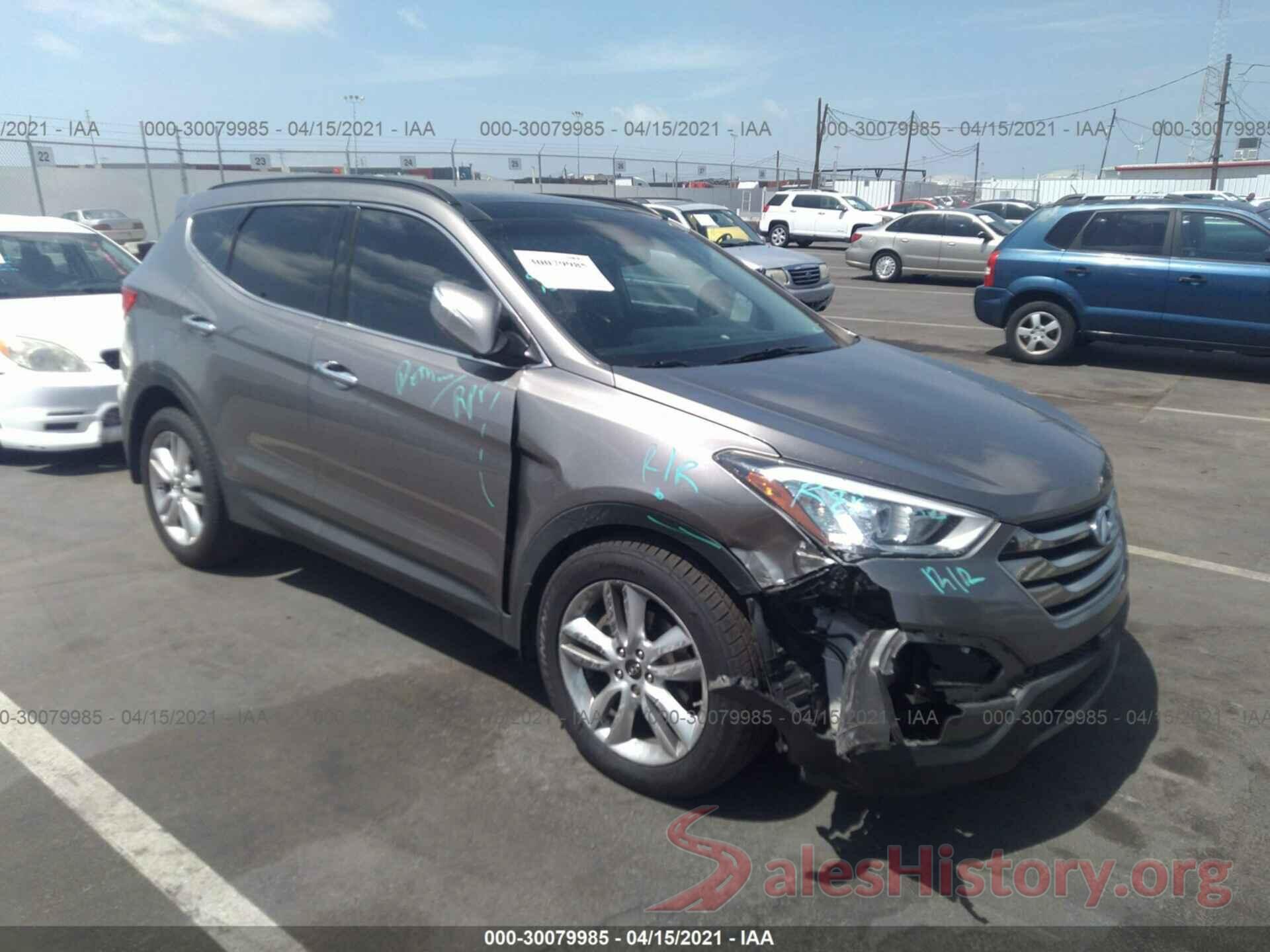 5XYZWDLAXGG325308 2016 HYUNDAI SANTA FE SPORT