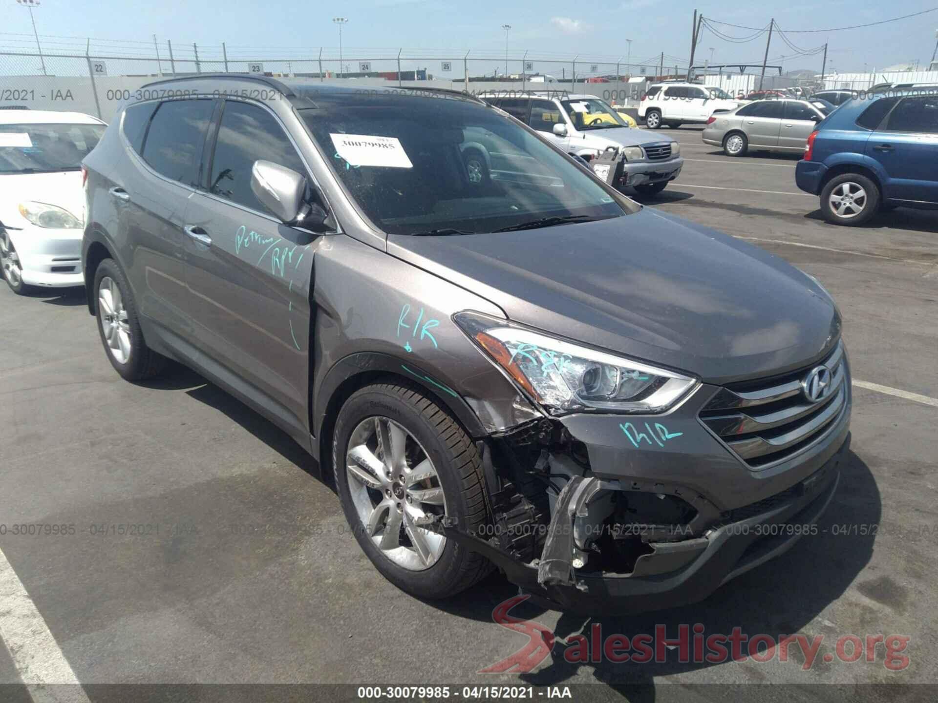 5XYZWDLAXGG325308 2016 HYUNDAI SANTA FE SPORT