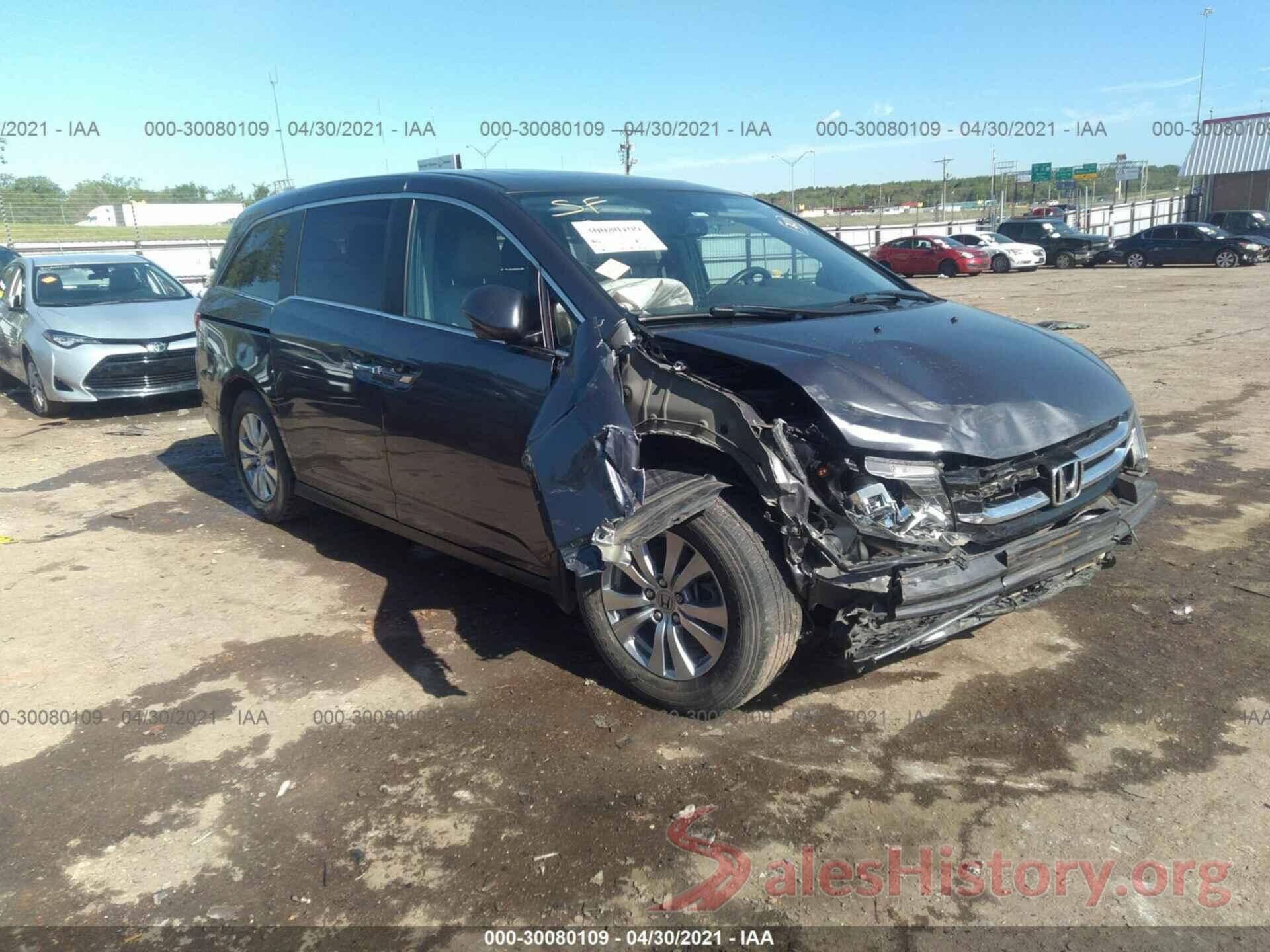 5FNRL5H61GB042886 2016 HONDA ODYSSEY