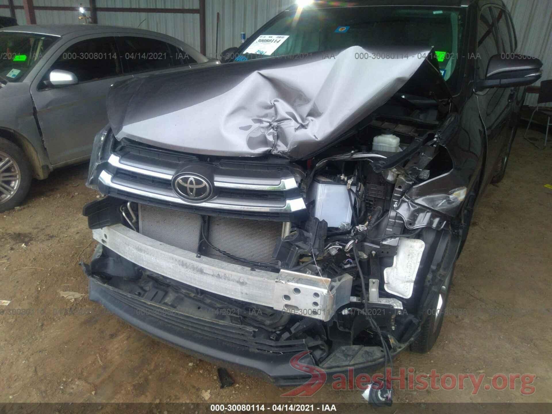 5TDDZRFH3KS942925 2019 TOYOTA HIGHLANDER